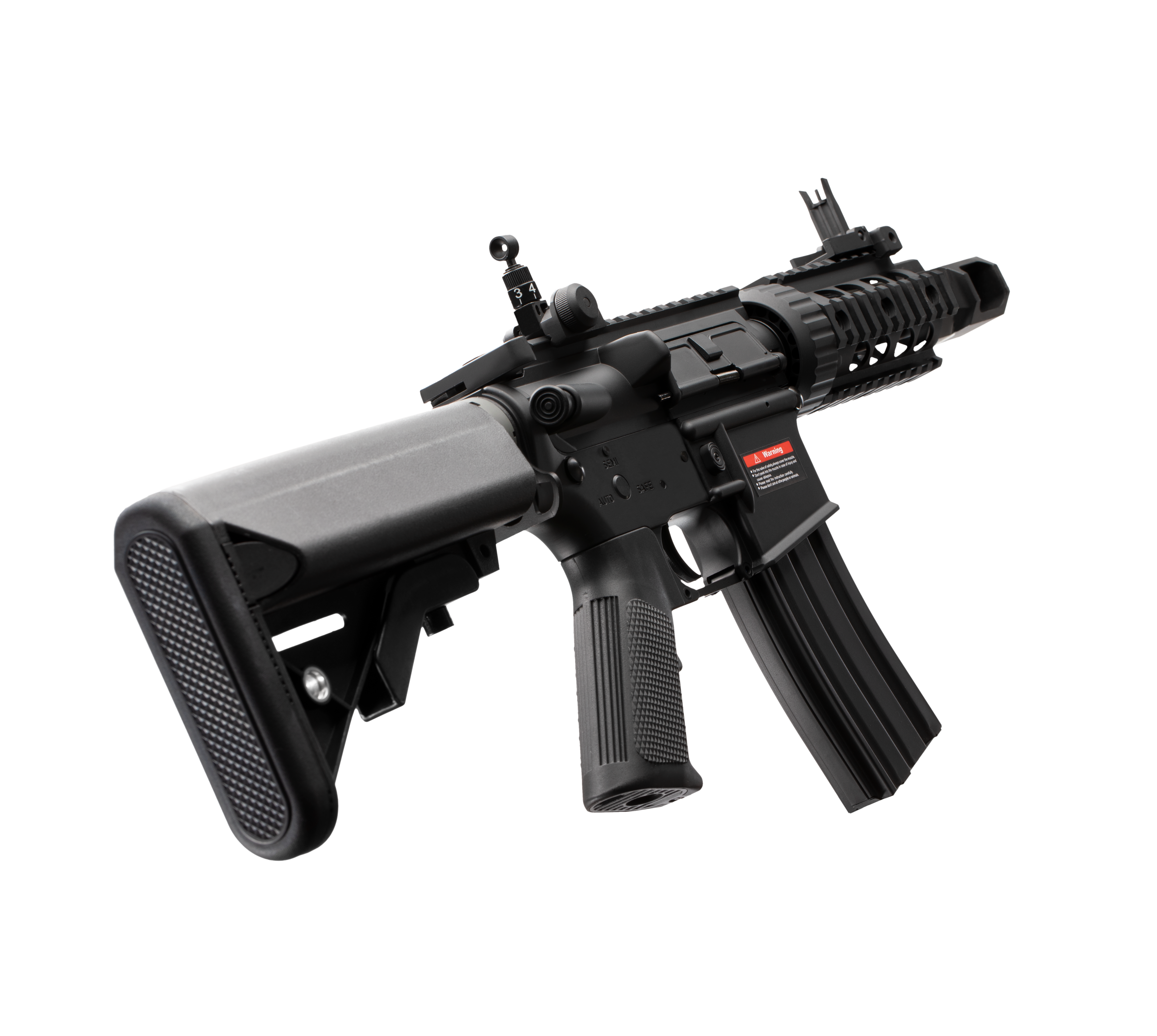 E&C M4 RIS (TANKER) 5INCH AEG Airsoft Rifle EC-606 (9862152945965)