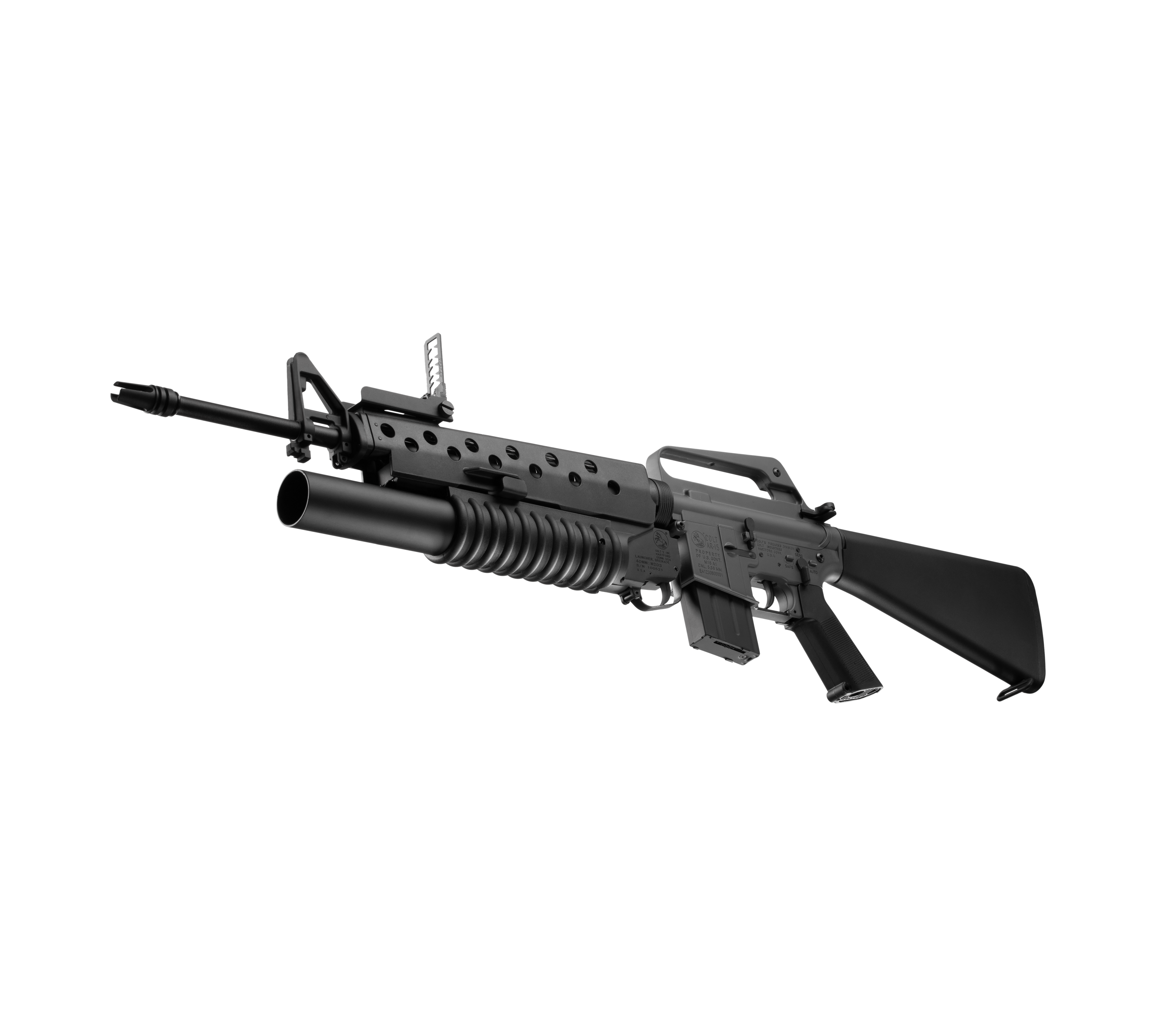 E&C M16A1 W/M203 AEG Airsoft Rifle EC-703 (9862157762861)