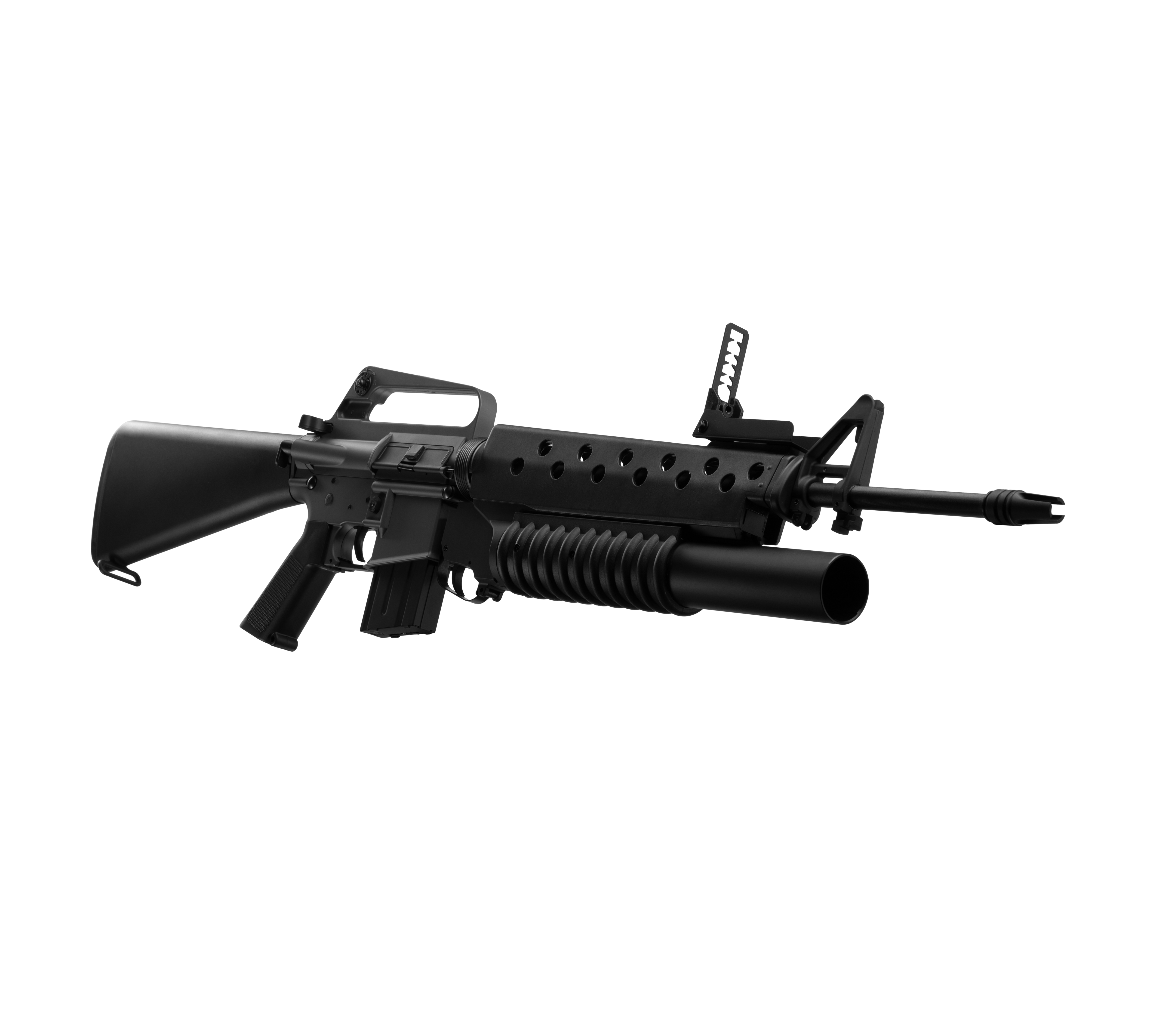 E&C M16A1 W/M203 AEG Airsoft Rifle EC-703 (9862157762861)