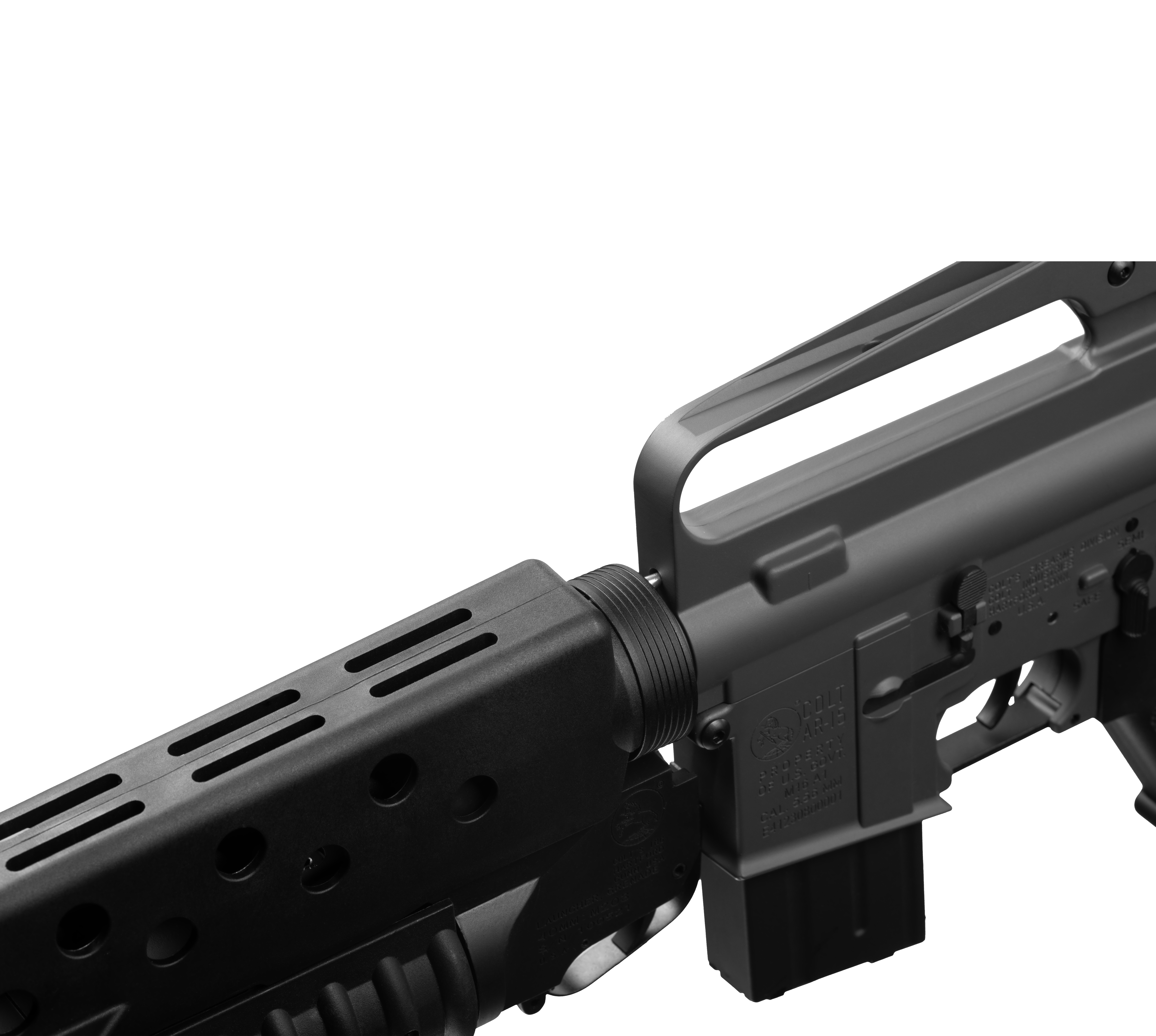 E&C M16A1 W/M203 AEG Airsoft Rifle EC-703 (9862157762861)