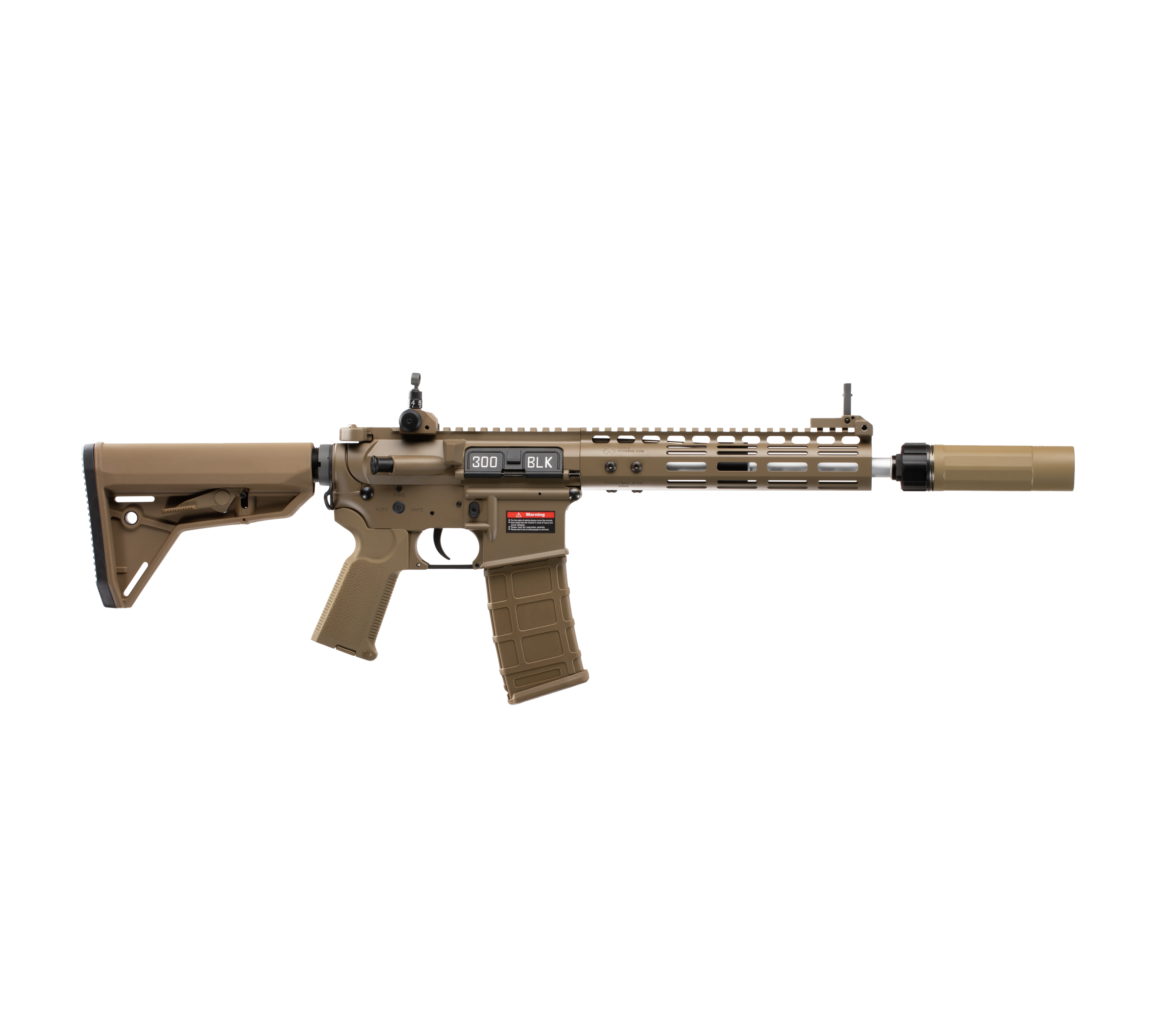 E&C NOVESKE N4 9.5 Inch AEG Airsoft Rifle EC-867 (8368821076269)