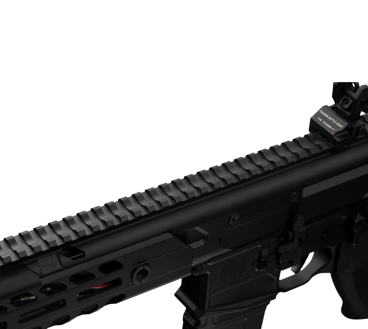 Apex Force SIG MCX Virtus 10.5 Inch AEG Airsoft Rifle AF-S001 — receiver detail