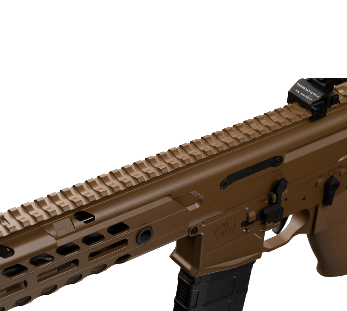 Apex Force SIG MCX Virtus 10.5 Inch AEG Airsoft Rifle AF-S001 — receiver detail