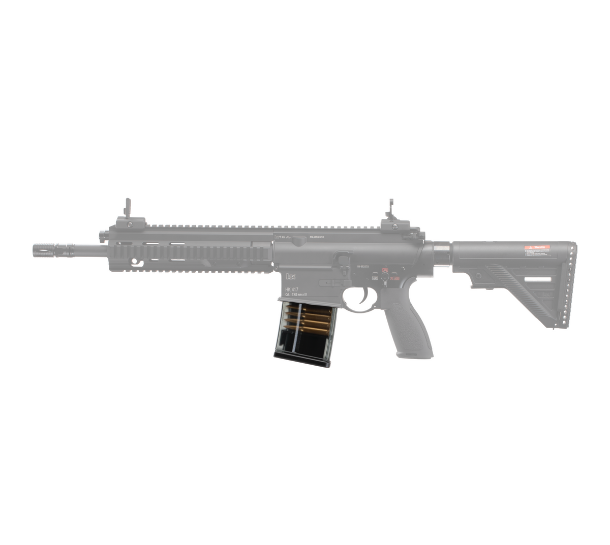 E&C HK417 Polymer AEG Airsoft Magazine MA-021