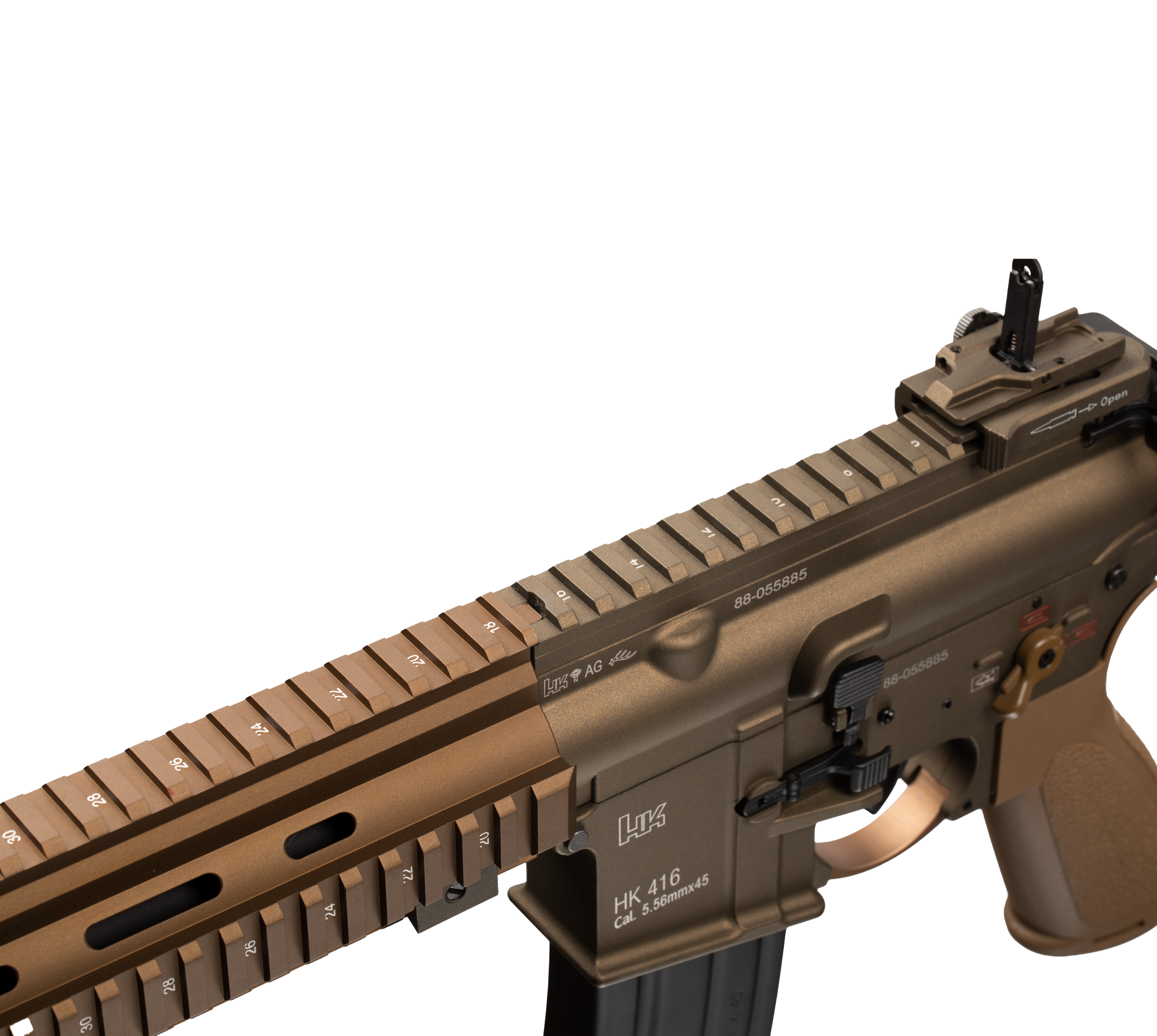E&C HK416 A5 11.5 Inch AEG Airsoft Rifle EC-111 — receiver detail
