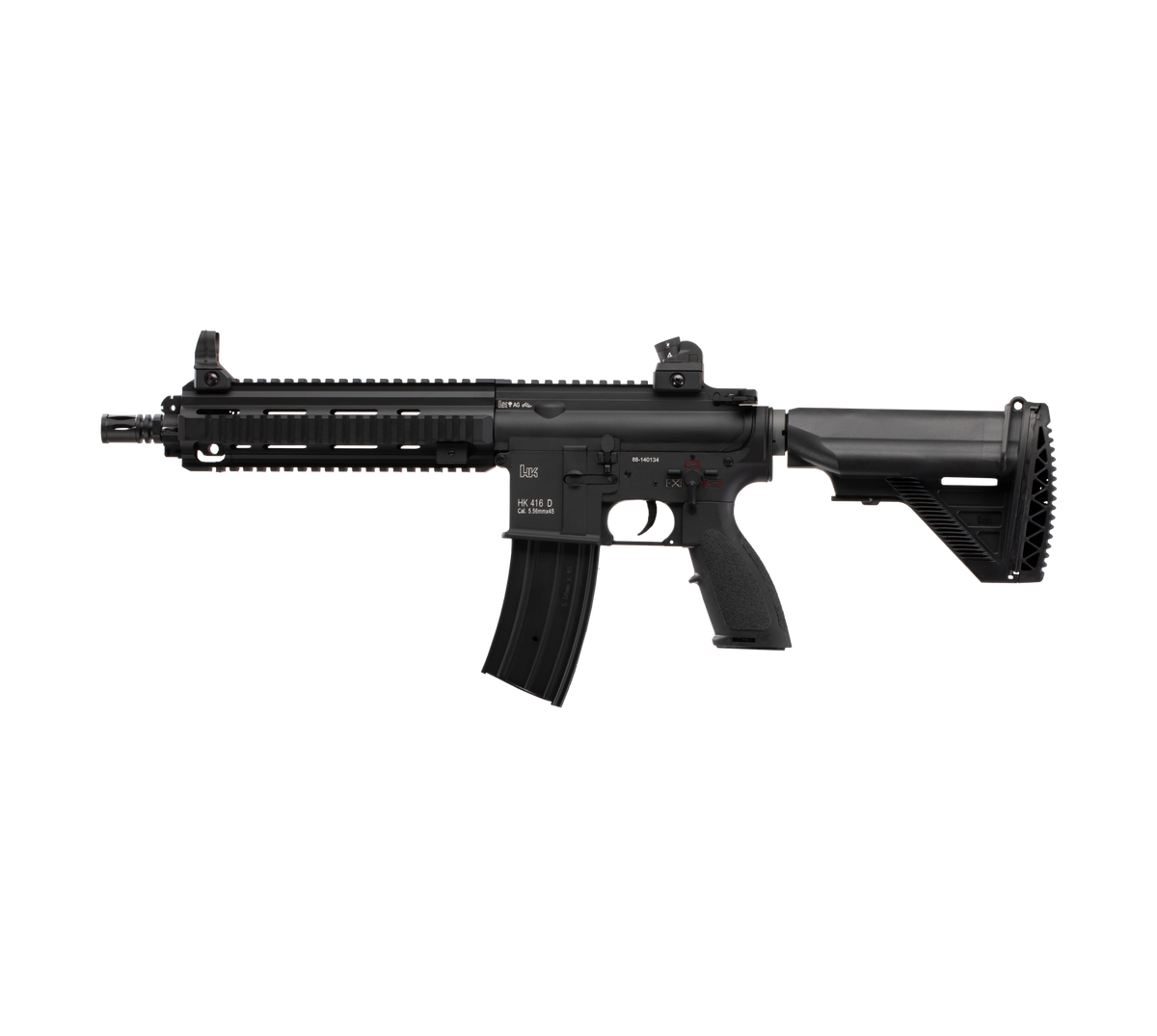 E&C HK416D 9 Inch AEG Airsoft Rifle EC-102 — left side