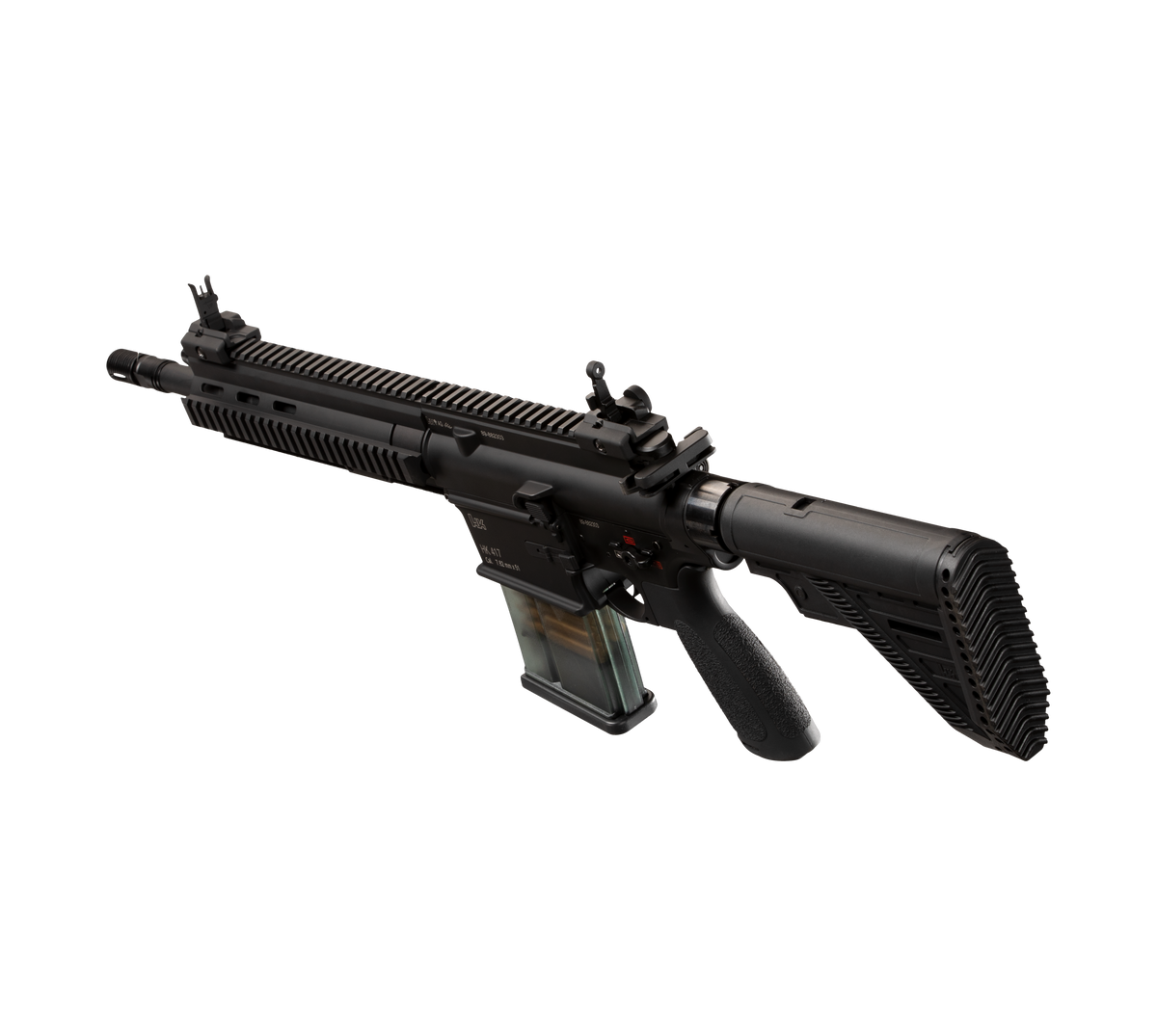 E&C HK417A2 13.5 Inch AEG Airsoft Rifle EC-202 — left side