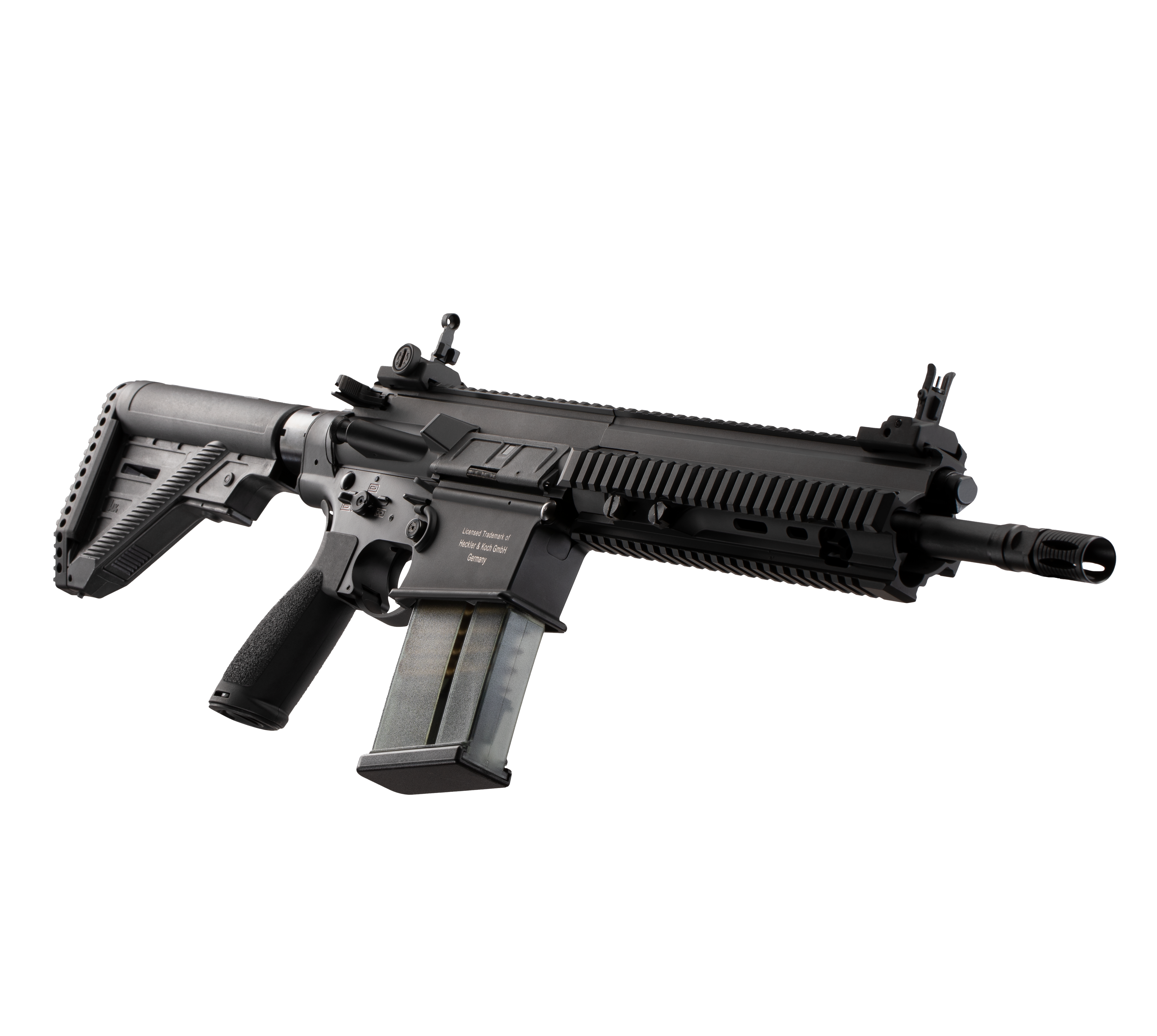 E&C HK417A2 20 Inch AEG Airsoft Rifle EC-202 — right side