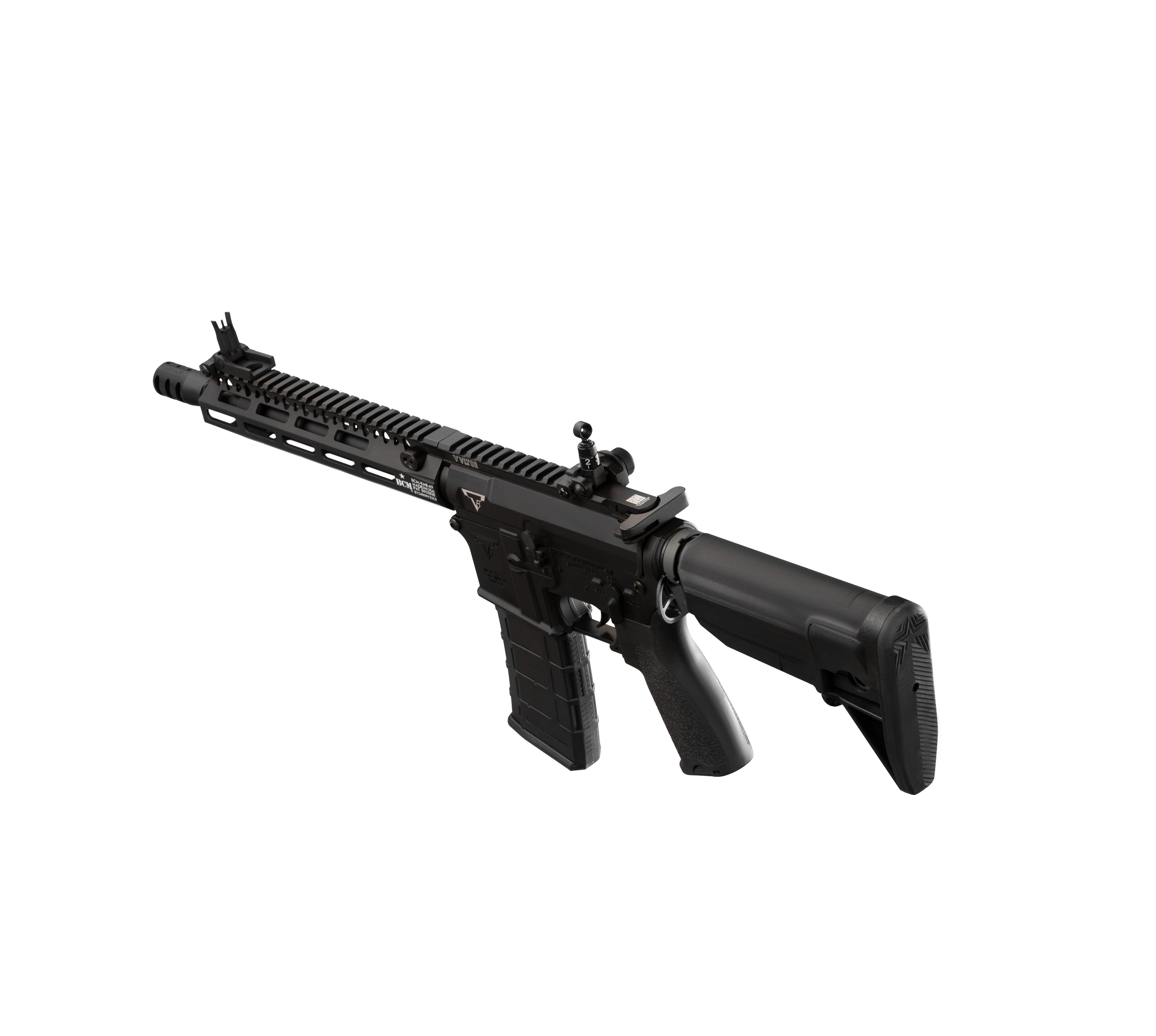 E&C KEYMOD 9 Inch AEG Airsoft Rifle EC-854 — left side