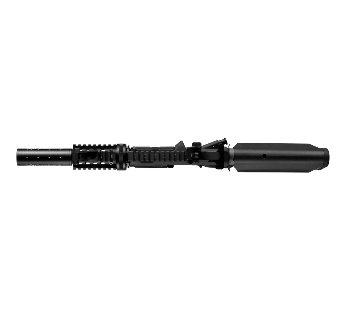 E&C LARUE 4 INCH AEG Airsoft Rifle EC-623 — top-down view