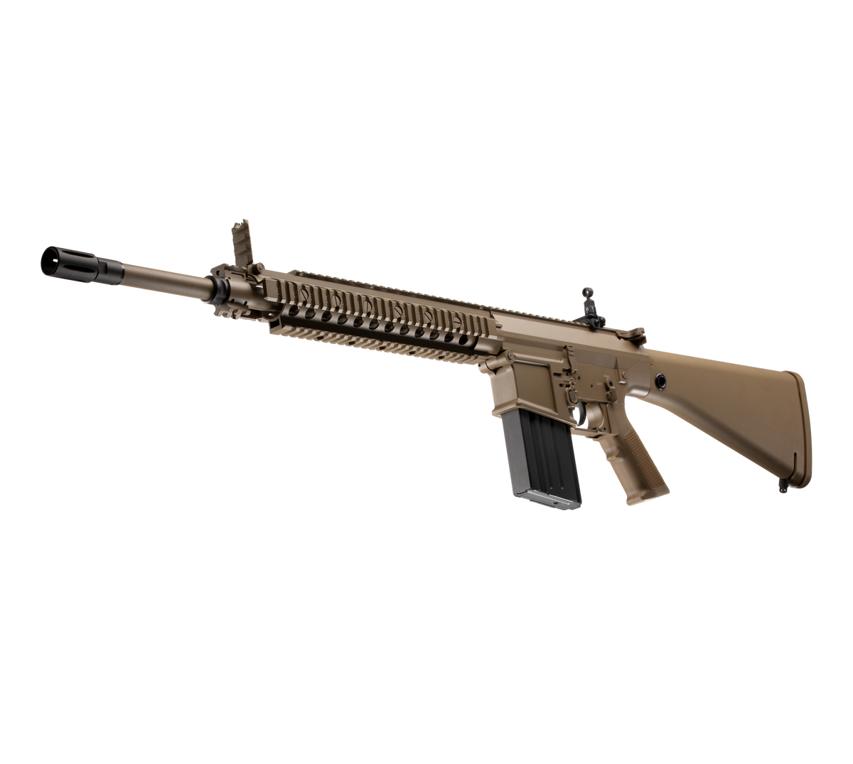 E&C M110 19 Inch AEG Airsoft Rifle EC-901 — left side