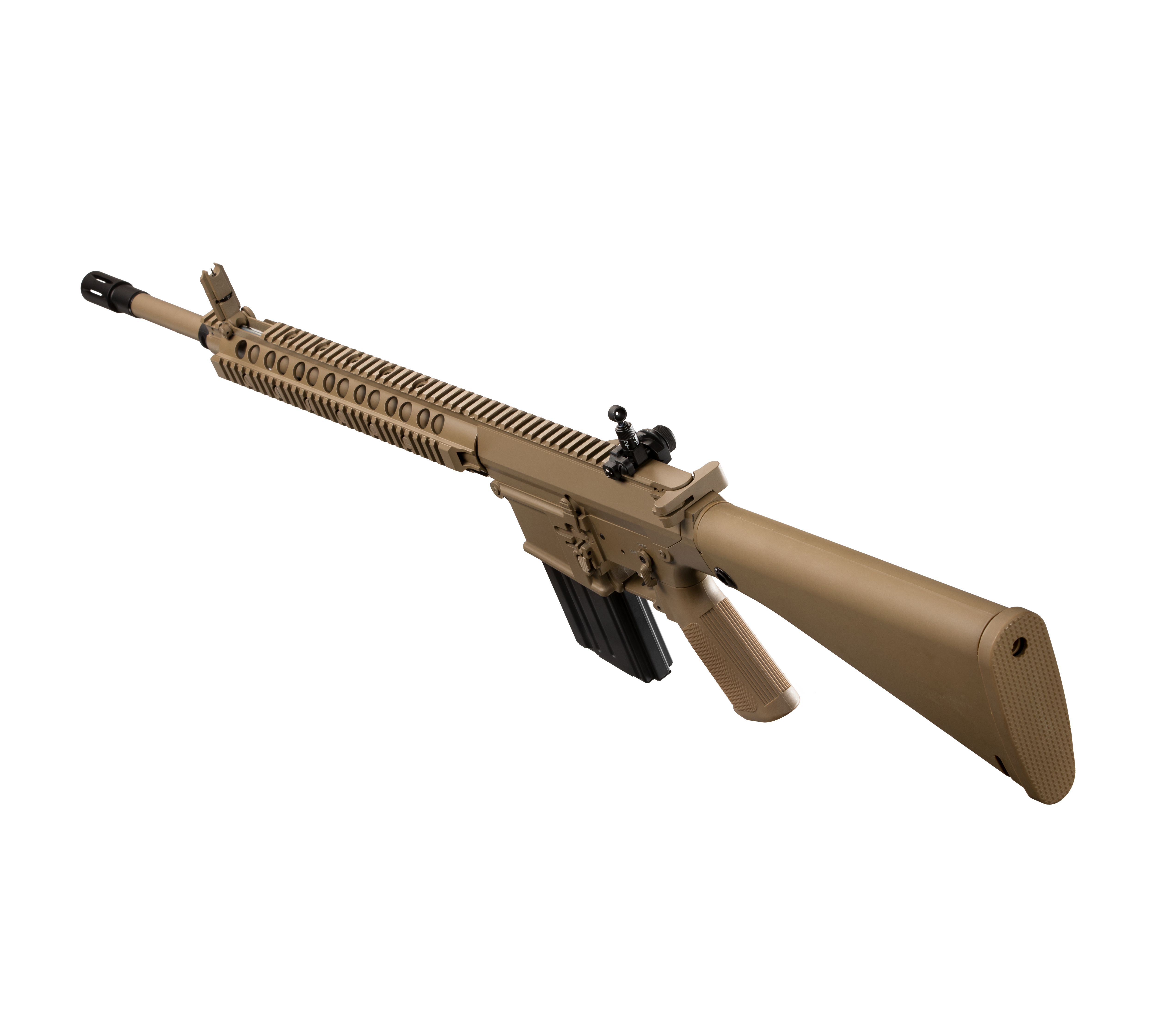 E&C M110 19 Inch AEG Airsoft Rifle EC-901 — left side