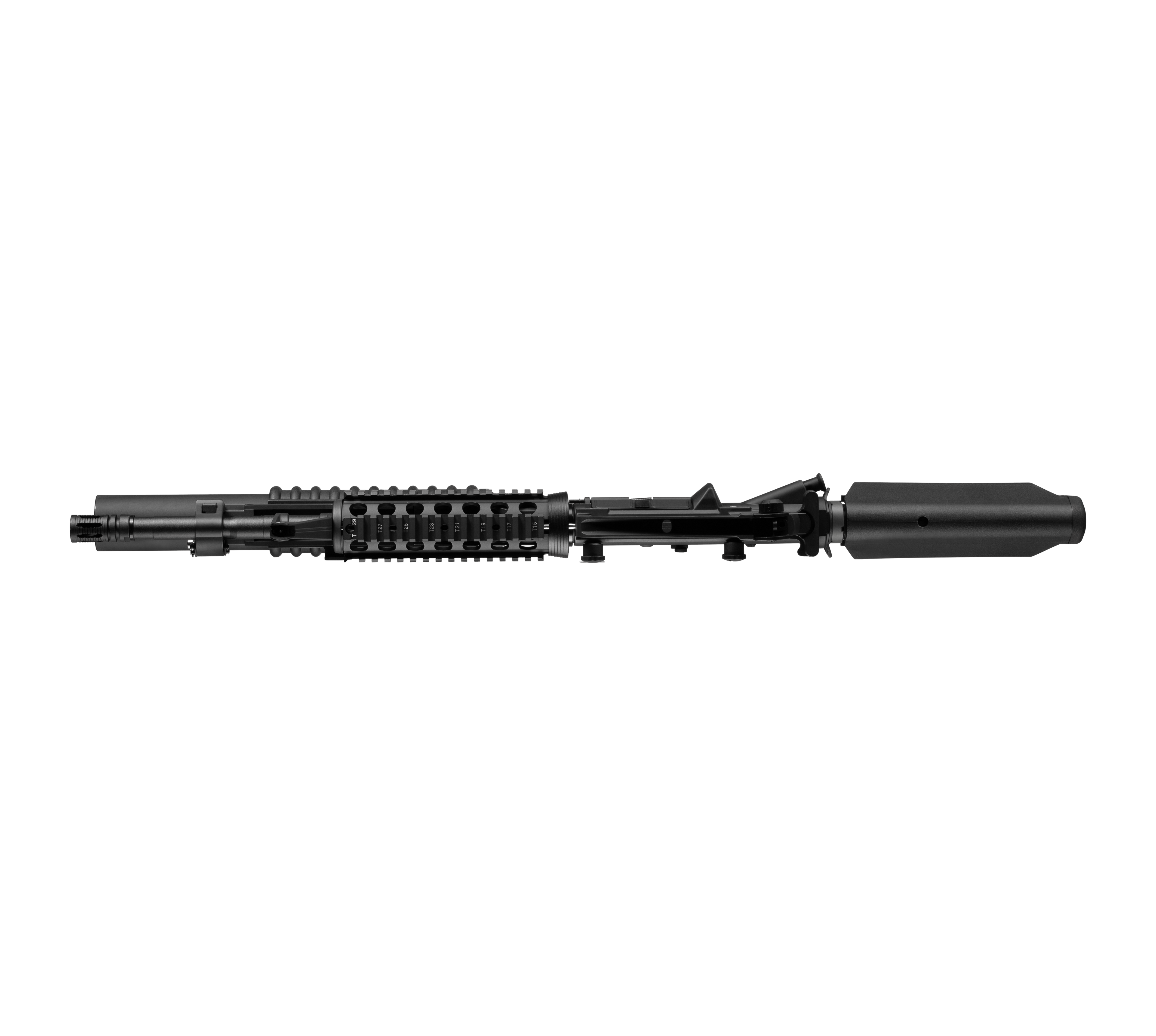 E&C M4 RIS W/M203 AEG Airsoft Rifle EC-707 — top-down view