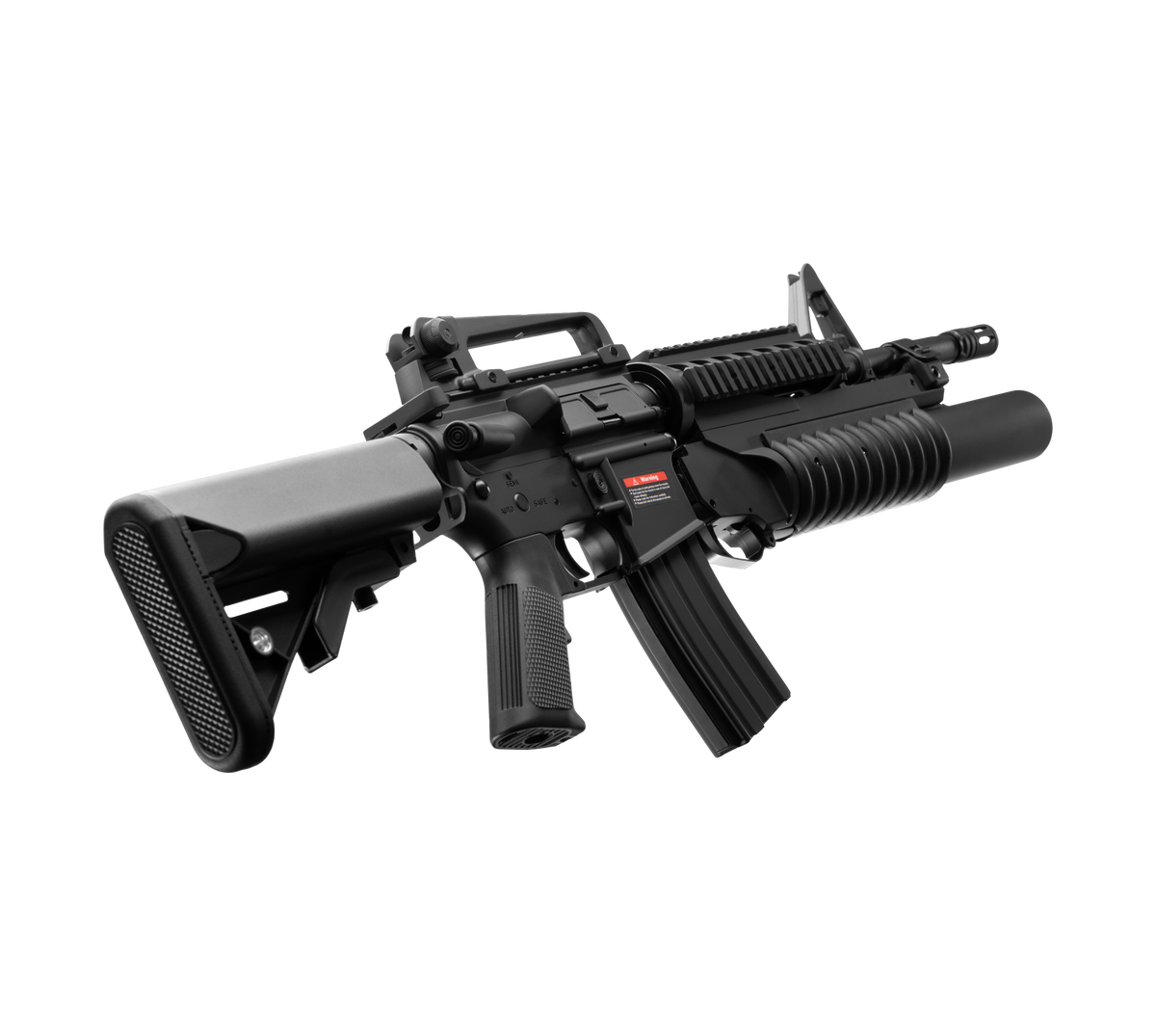 E&C M4 RIS W/M203 AEG Airsoft Rifle EC-707 — right side
