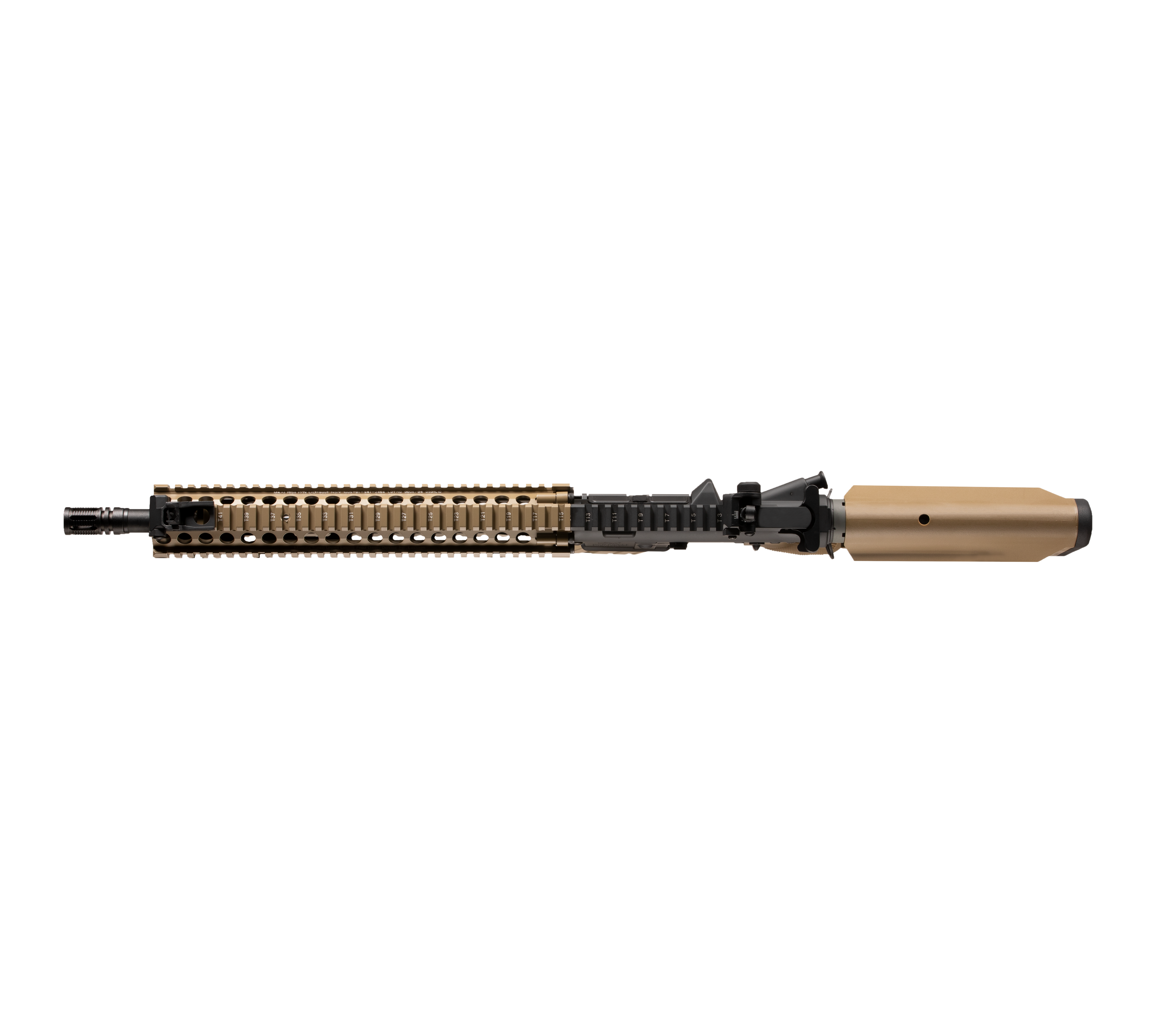 E&C M4A1 SOPMOD BLOCK2 12 Inch AEG Airsoft Rifle EC-620 — top-down view