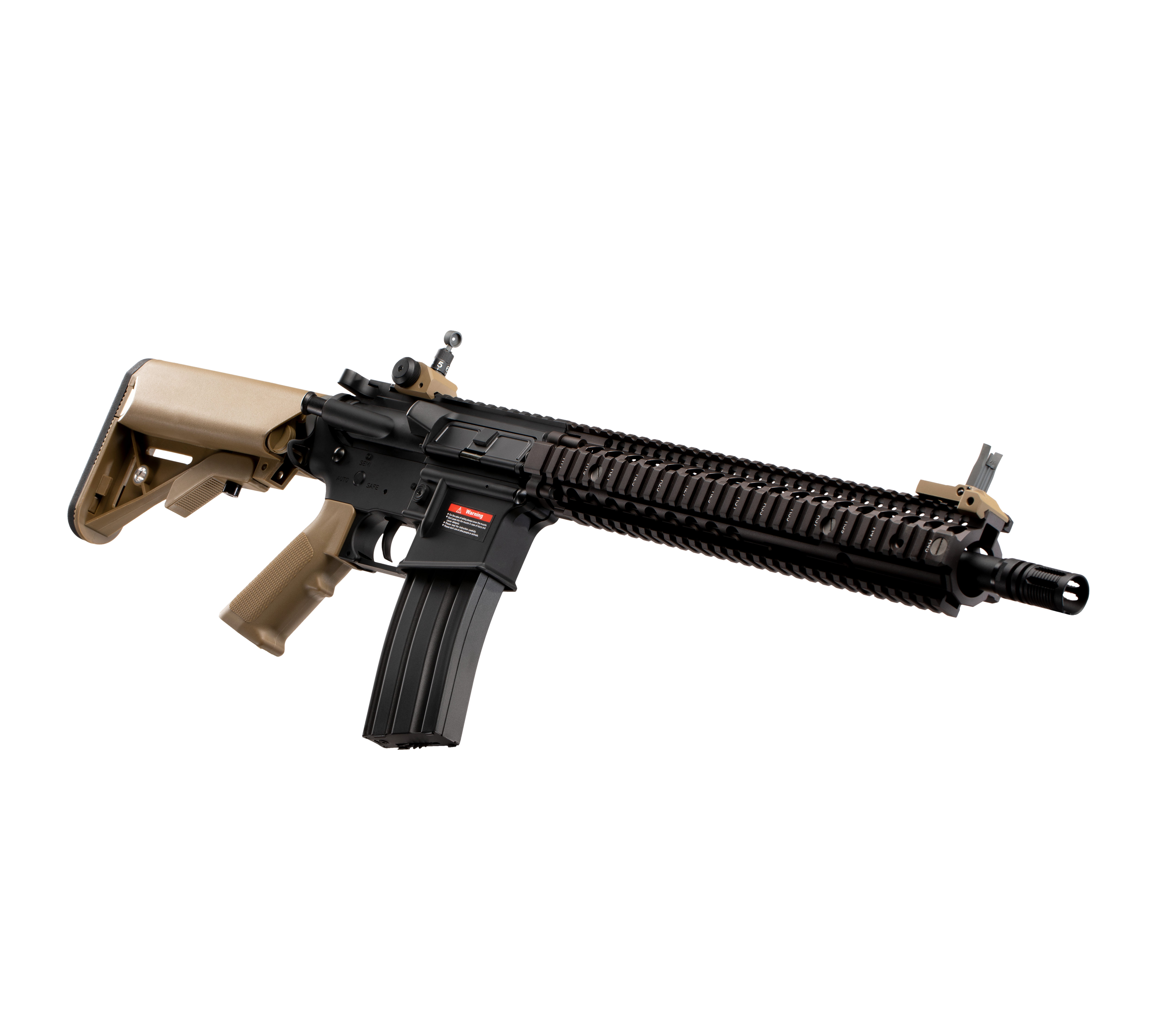E&C M4A1 SOPMOD BLOCK2 12 Inch AEG Airsoft Rifle EC-620 — right side