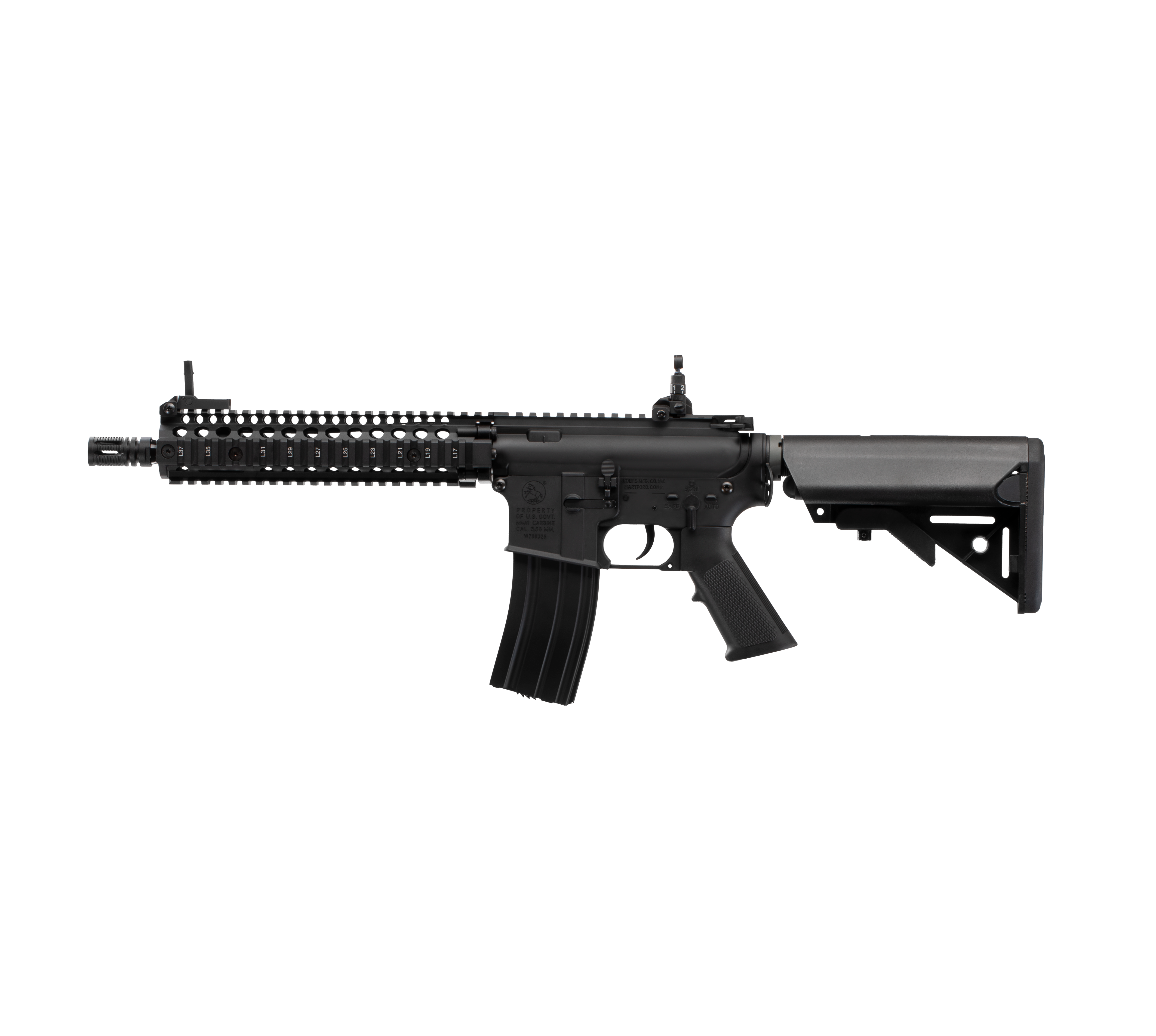 E&C MK18 MOD1 9 Inch AEG Airsoft Rifle EC-603 — left side