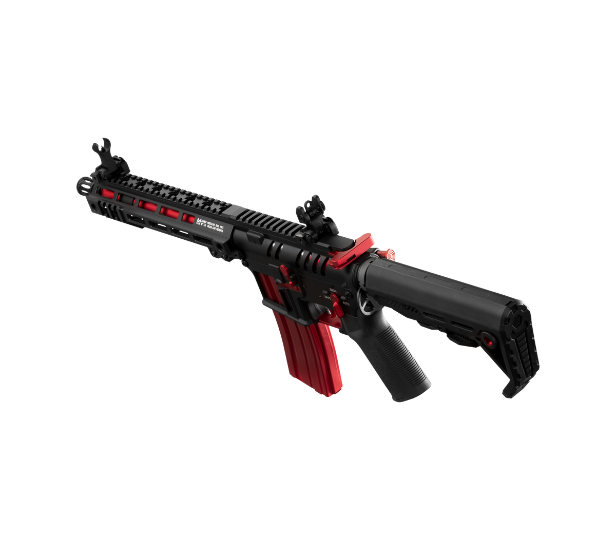 E&C MK4 10 Inch AEG Airsoft Rifle EC-643 — left side