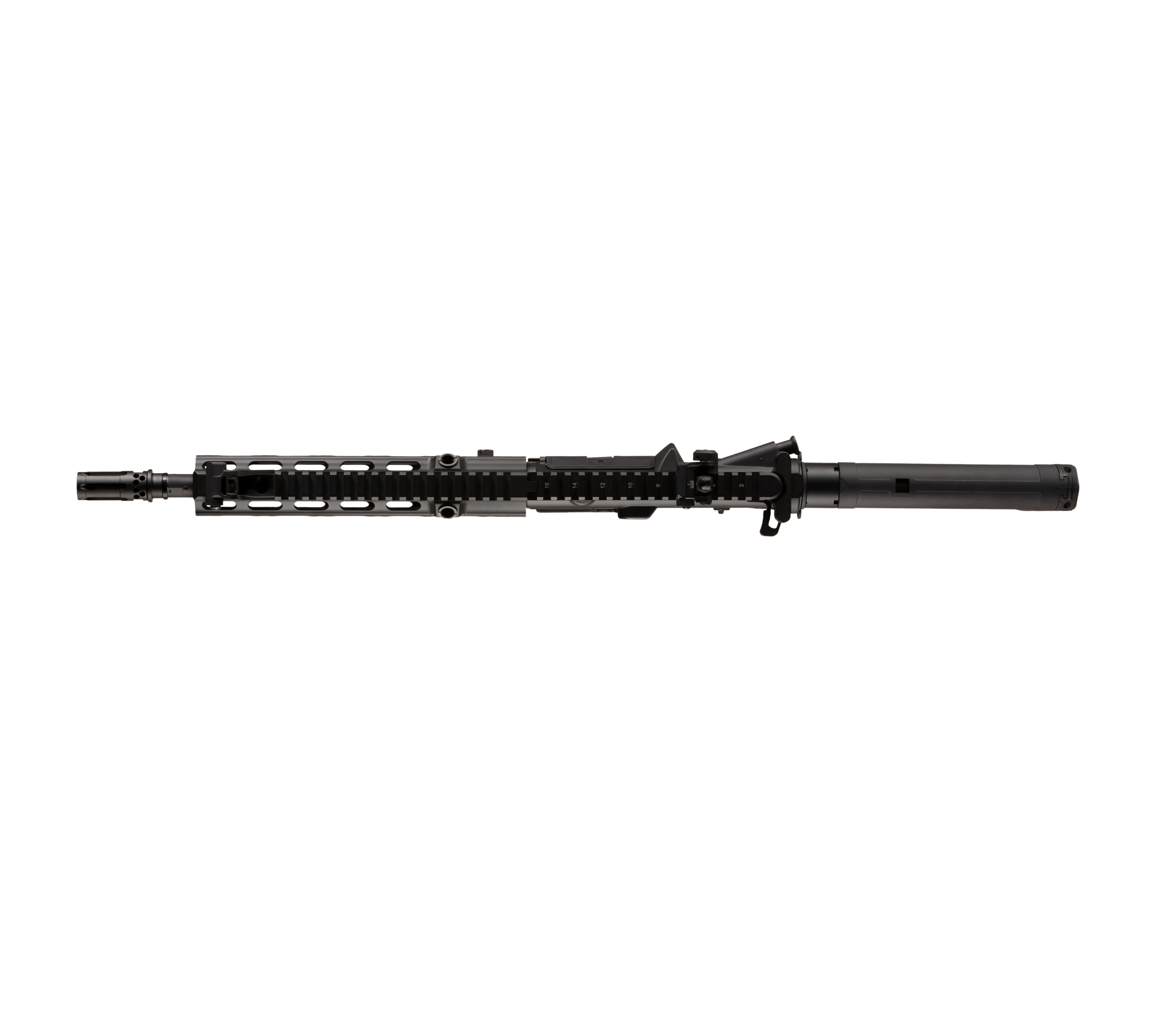 E&C HK416 A5 11.5 Inch Geissele RIS AEG Airsoft Rifle EC-112 — top-down view