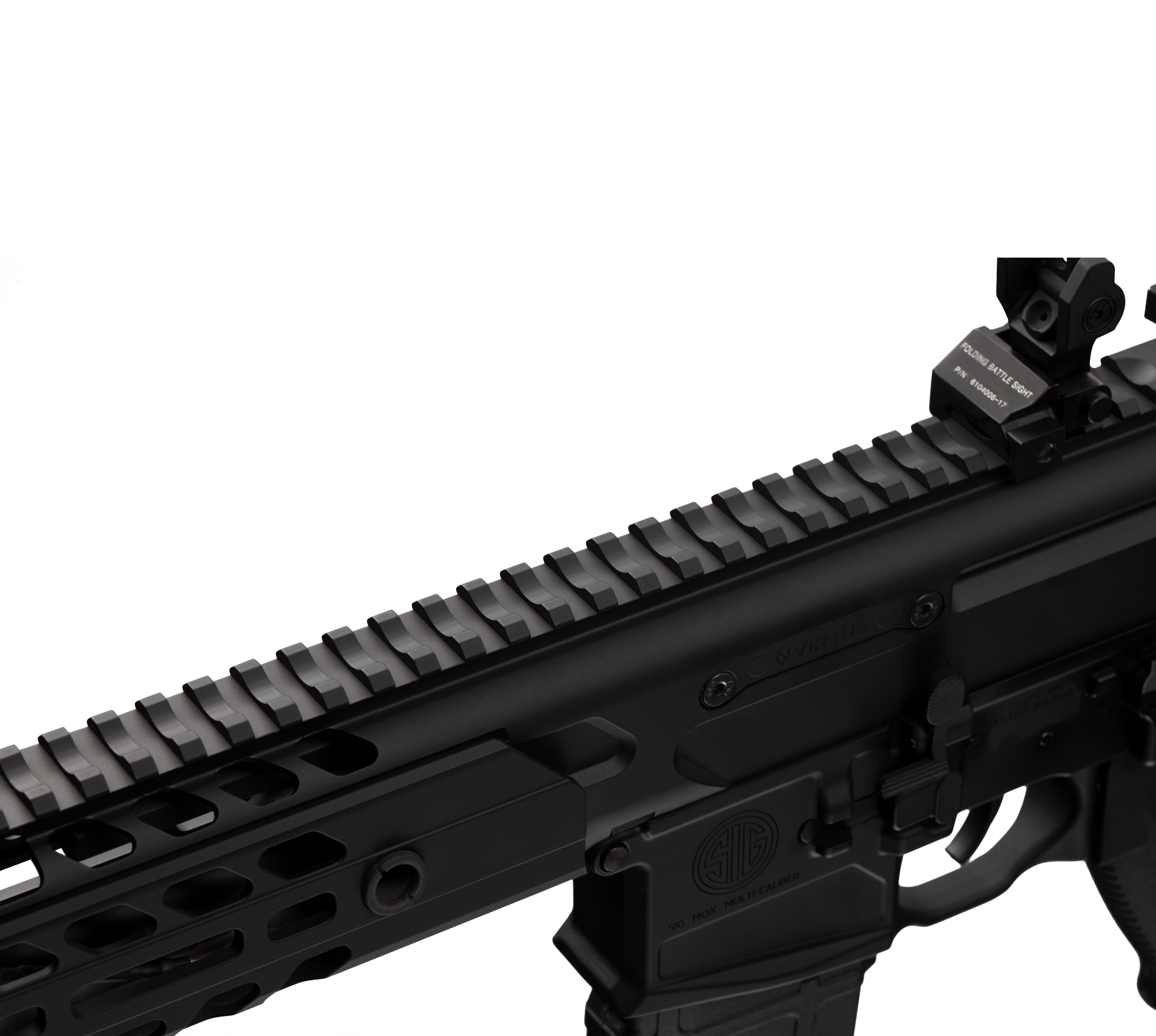 Apex Force SIG MCX Virtus 10.5 Inch AEG Airsoft Rifle AF-S001 — receiver detail