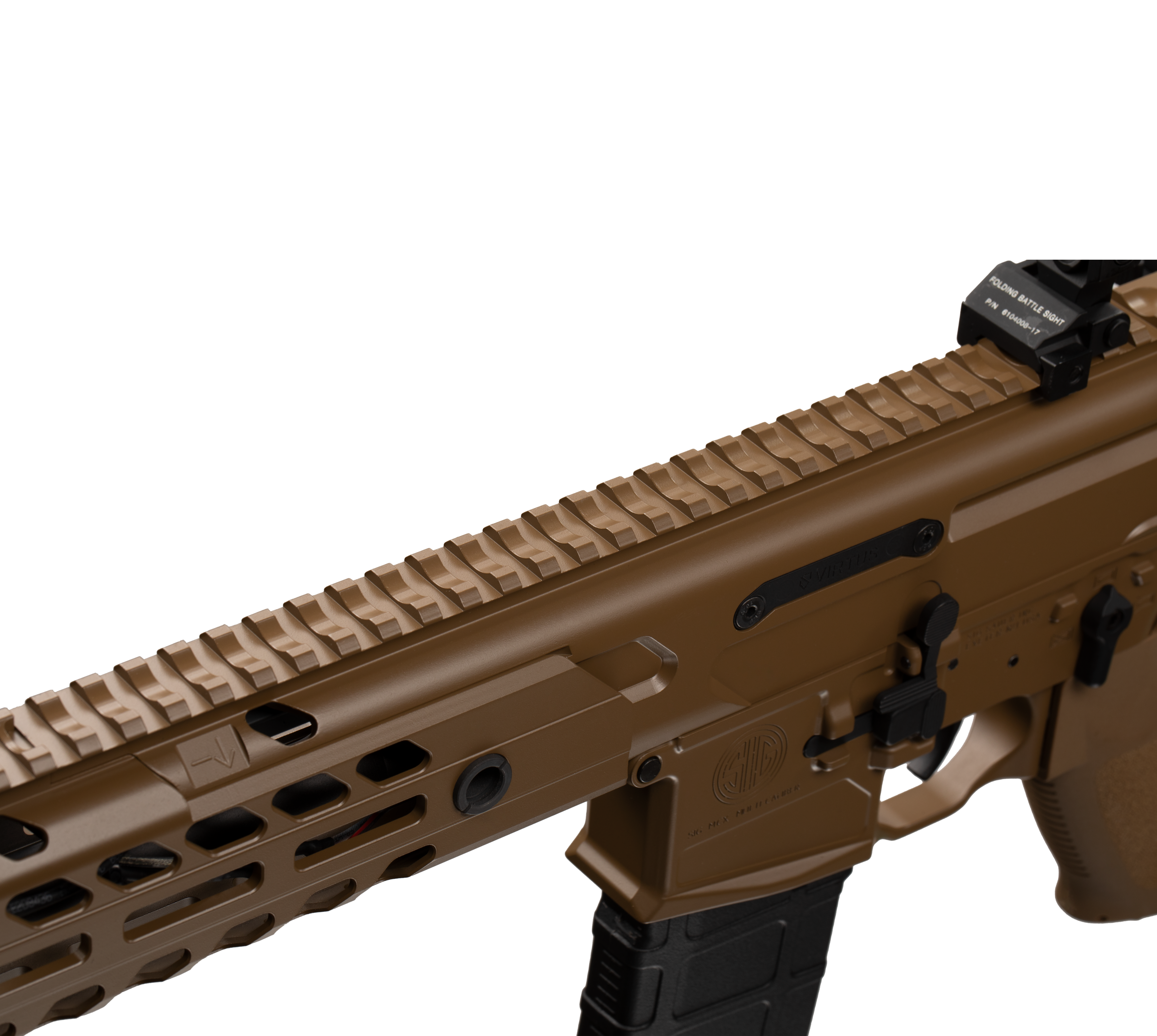 Apex Force SIG MCX Virtus 10.5 Inch AEG Airsoft Rifle AF-S001 — receiver detail