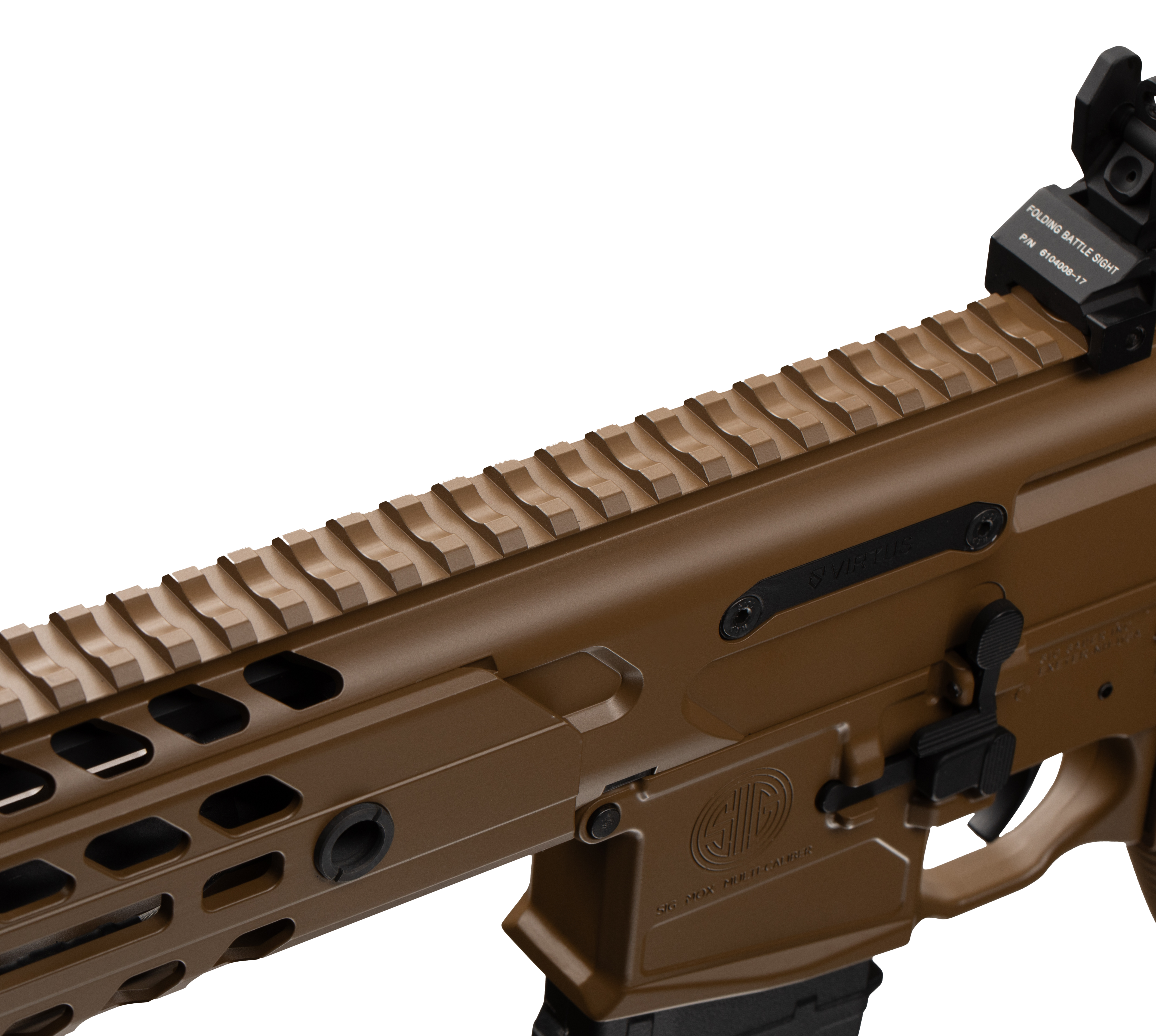 Apex Force SIG MCX Virtus 10.5 Inch AEG Airsoft Rifle AF-S001 — receiver detail