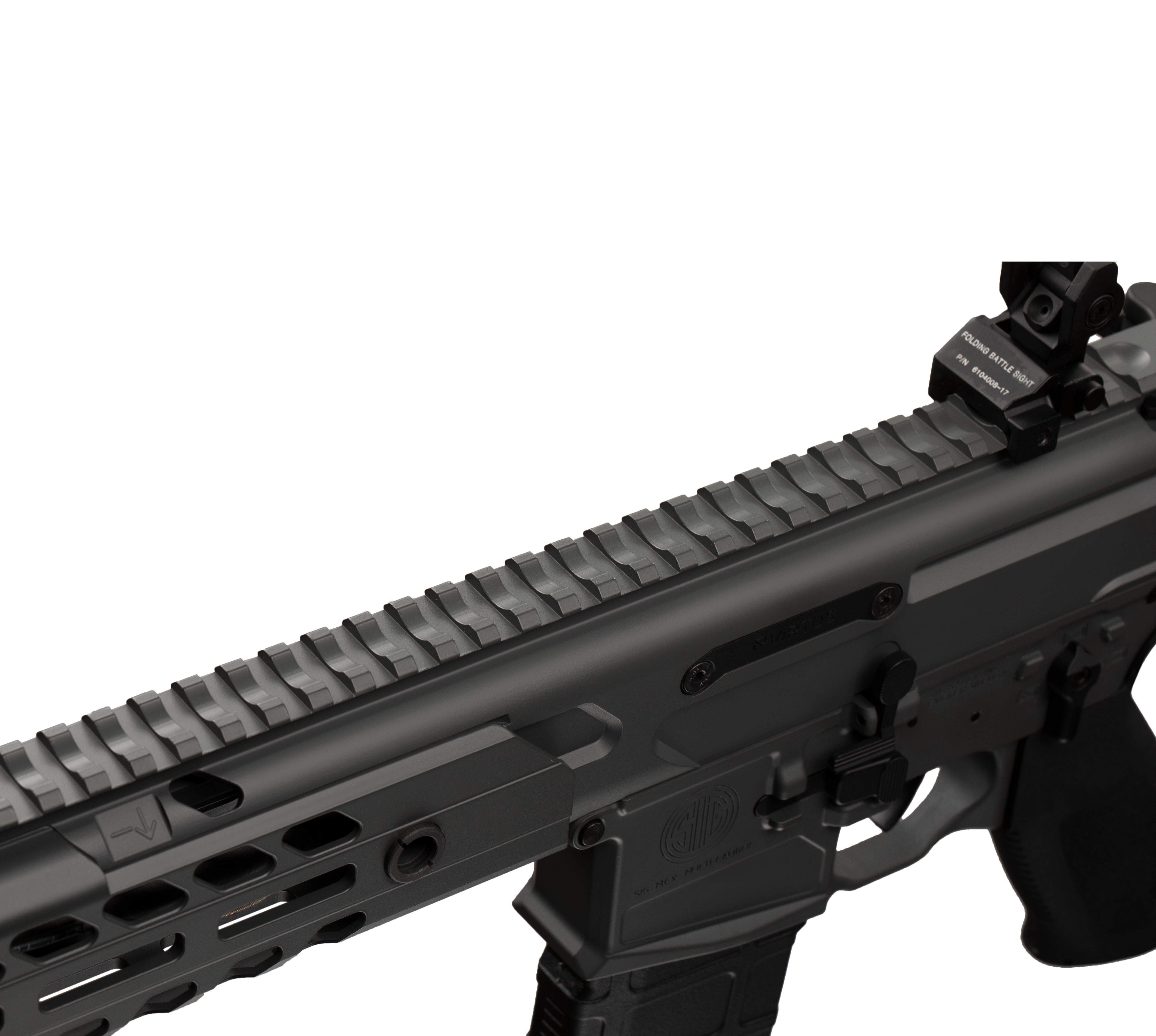 Apex Force SIG MCX Virtus 10.5 Inch AEG Airsoft Rifle AF-S001 — receiver detail