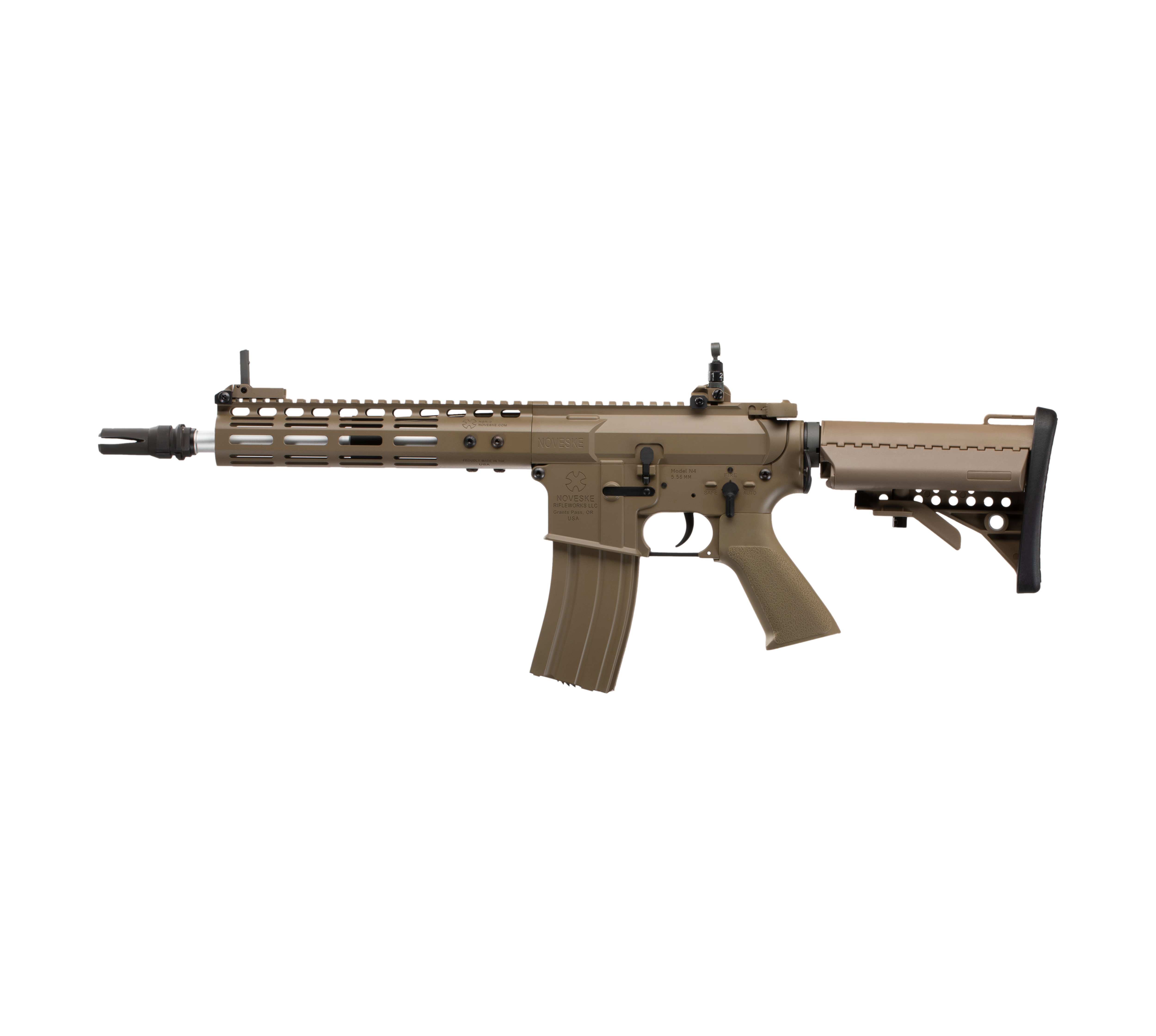 E&C NOVESKE N4 9.5 Inch AEG Airsoft Rifle EC-867 — left side