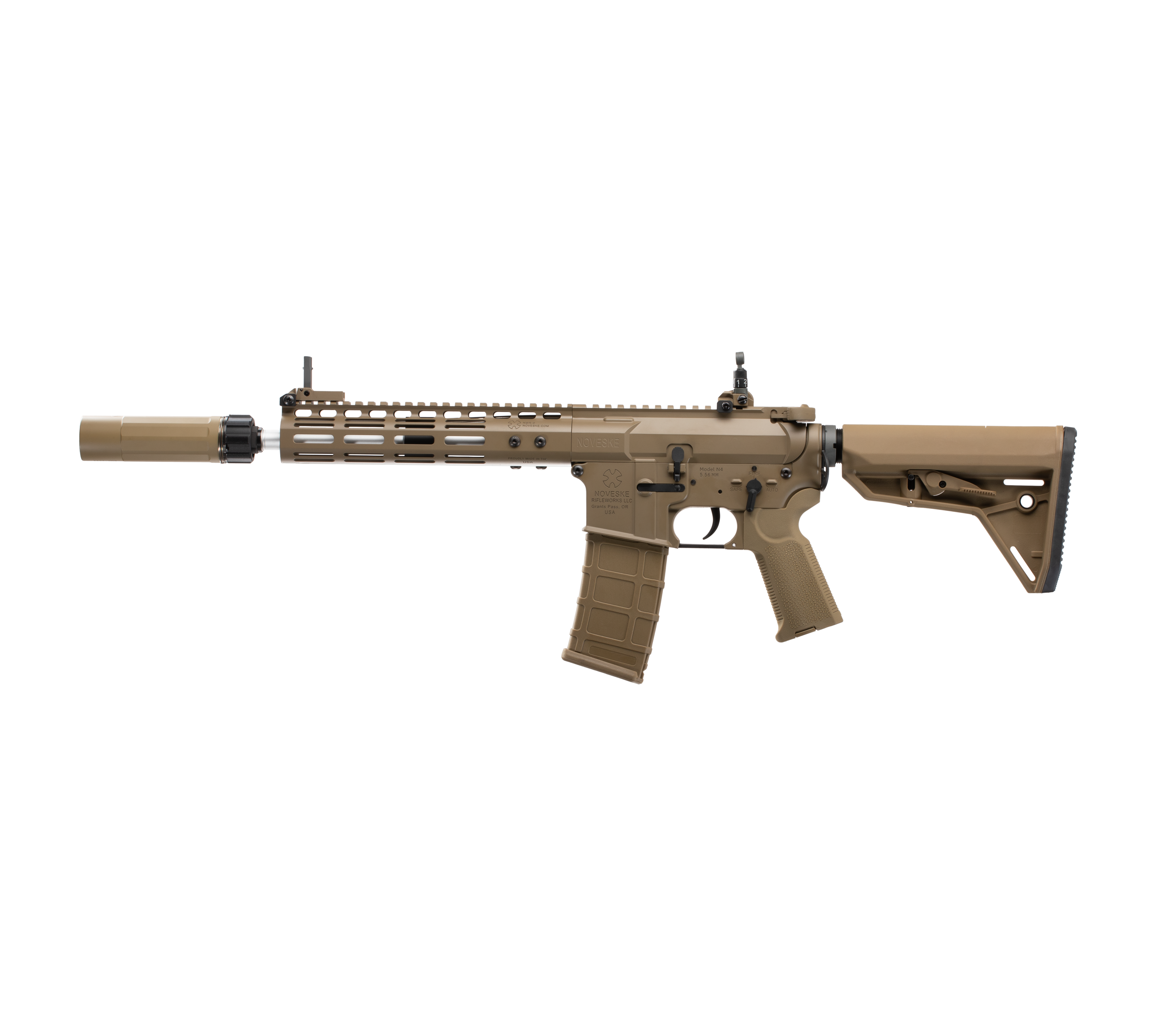 E&C NOVESKE N4 9.5 Inch AEG Airsoft Rifle EC-867 — left side