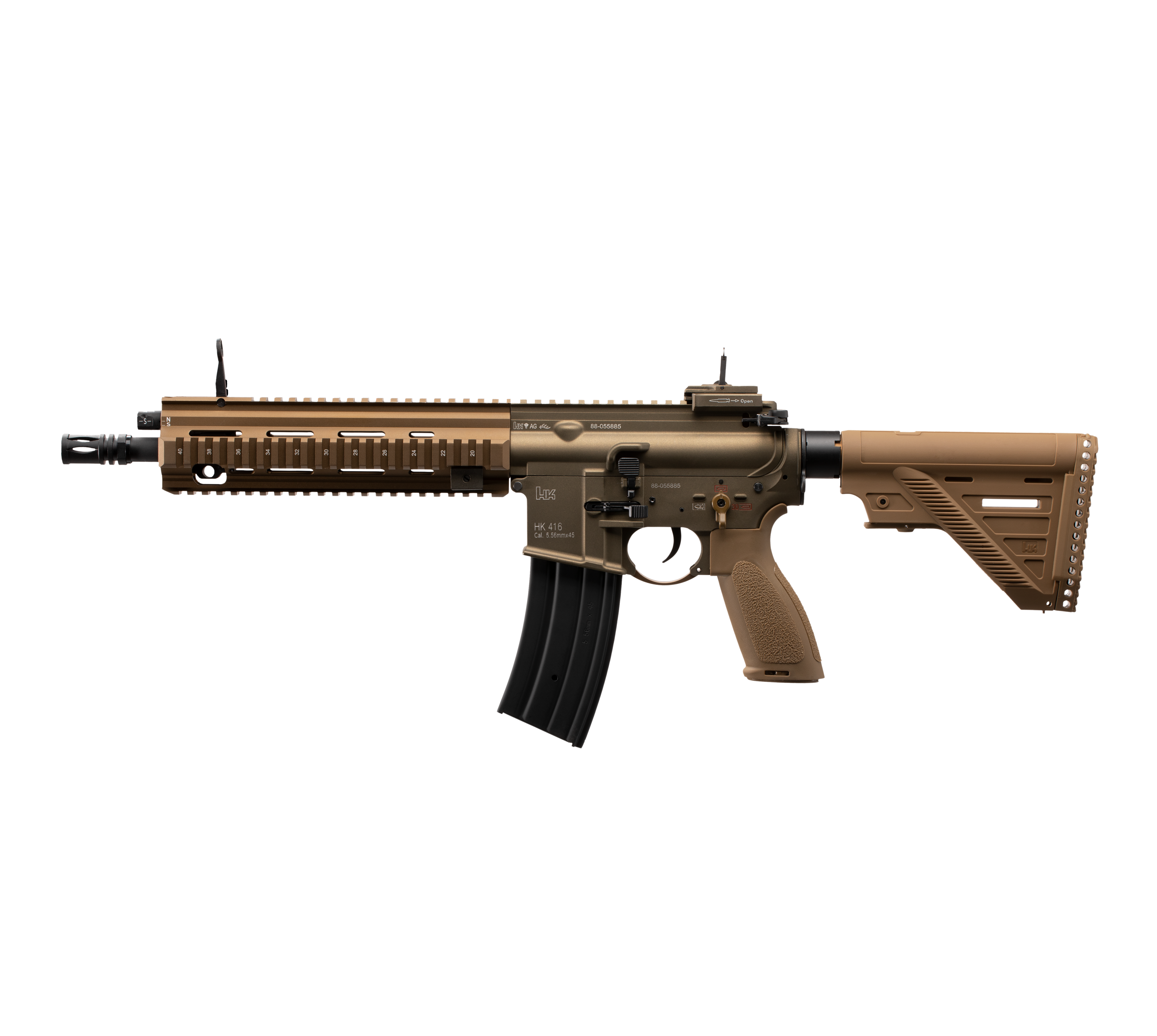 E&C HK416 A5 11.5 Inch AEG Airsoft Rifle EC-111 — left side