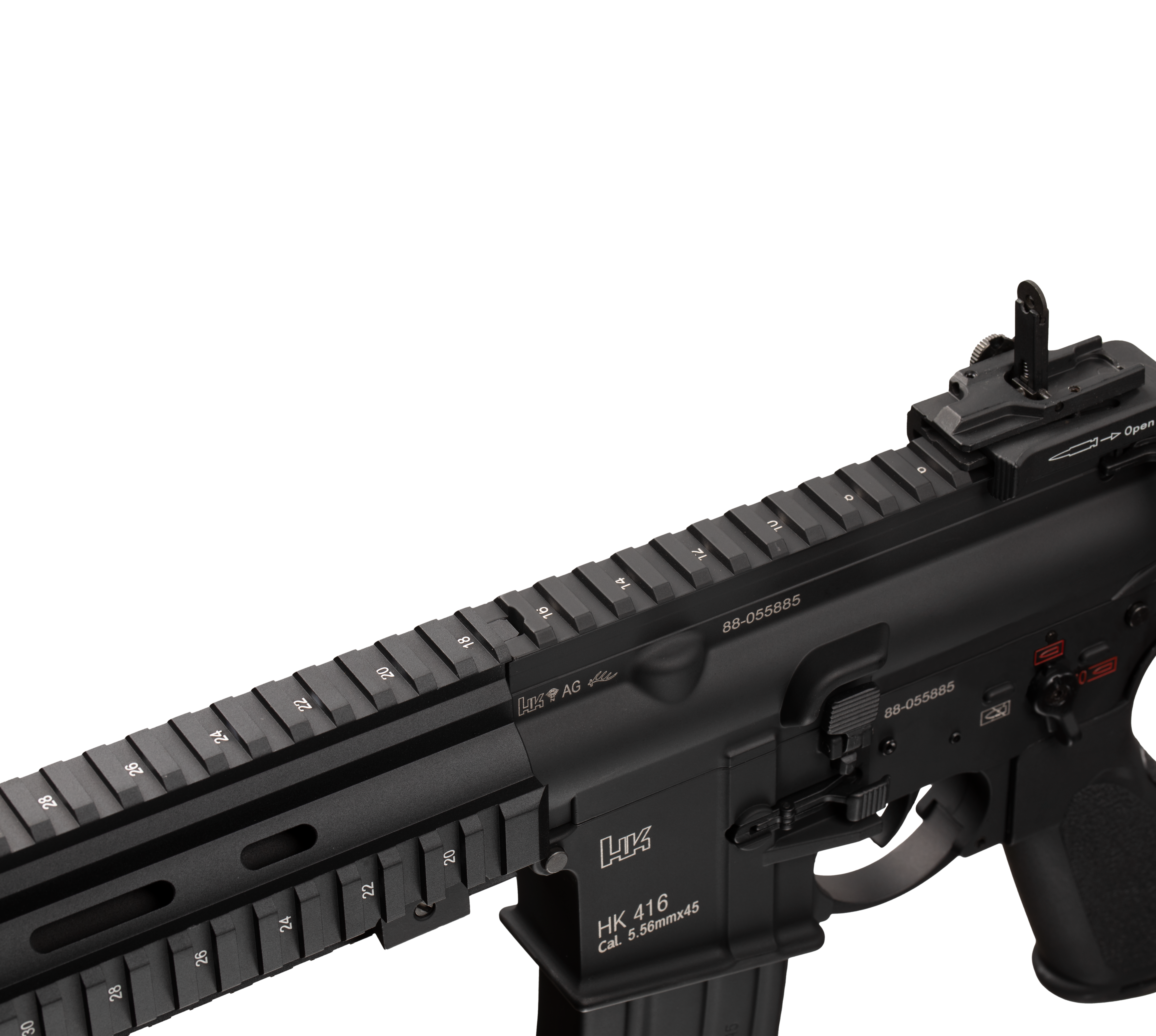 E&C HK416 A5 11.5 Inch AEG Airsoft Rifle EC-111 — receiver detail