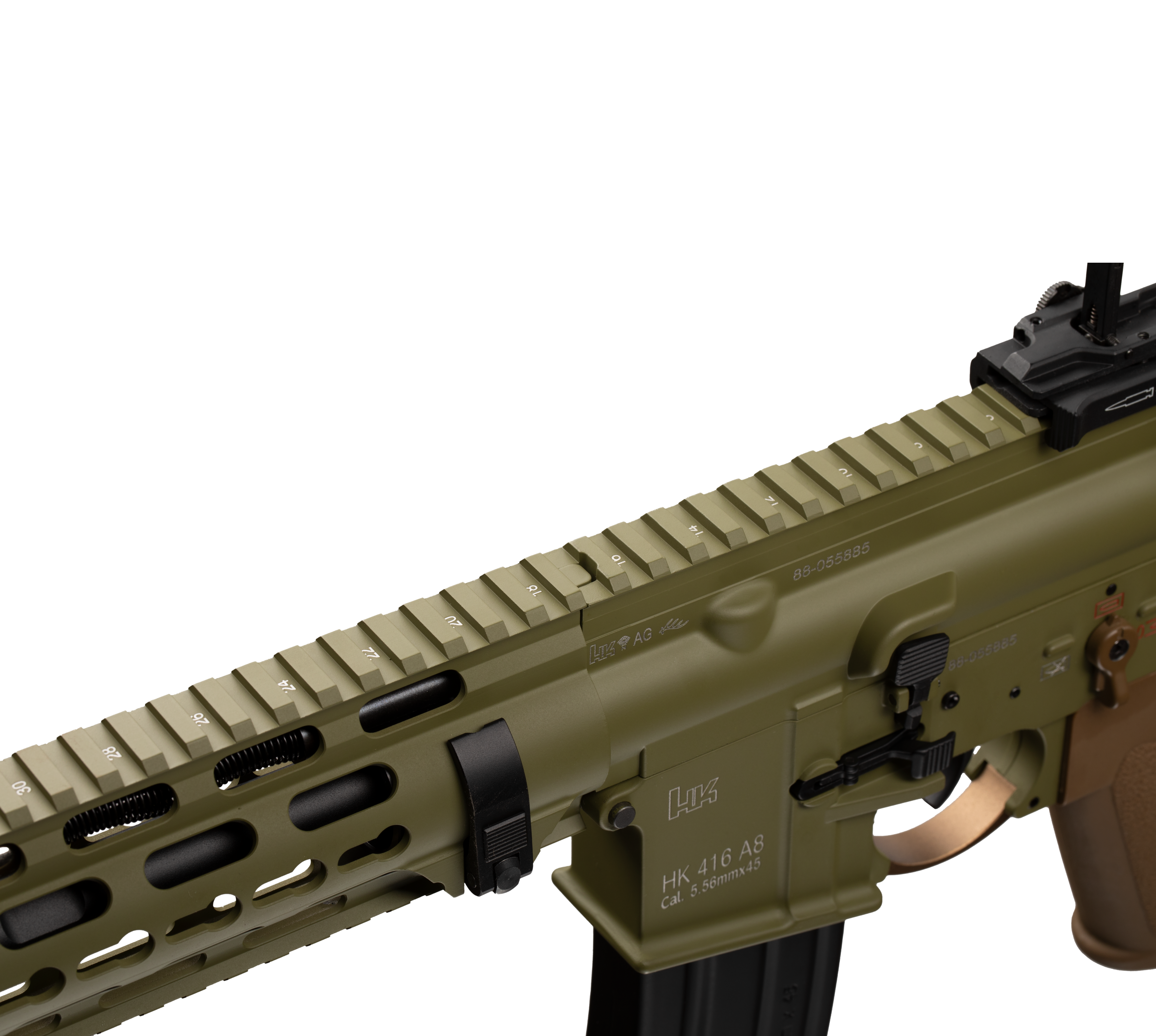 E&C HK416A7 14.5 Inch AEG Airsoft Rifle EC-118 — receiver detail