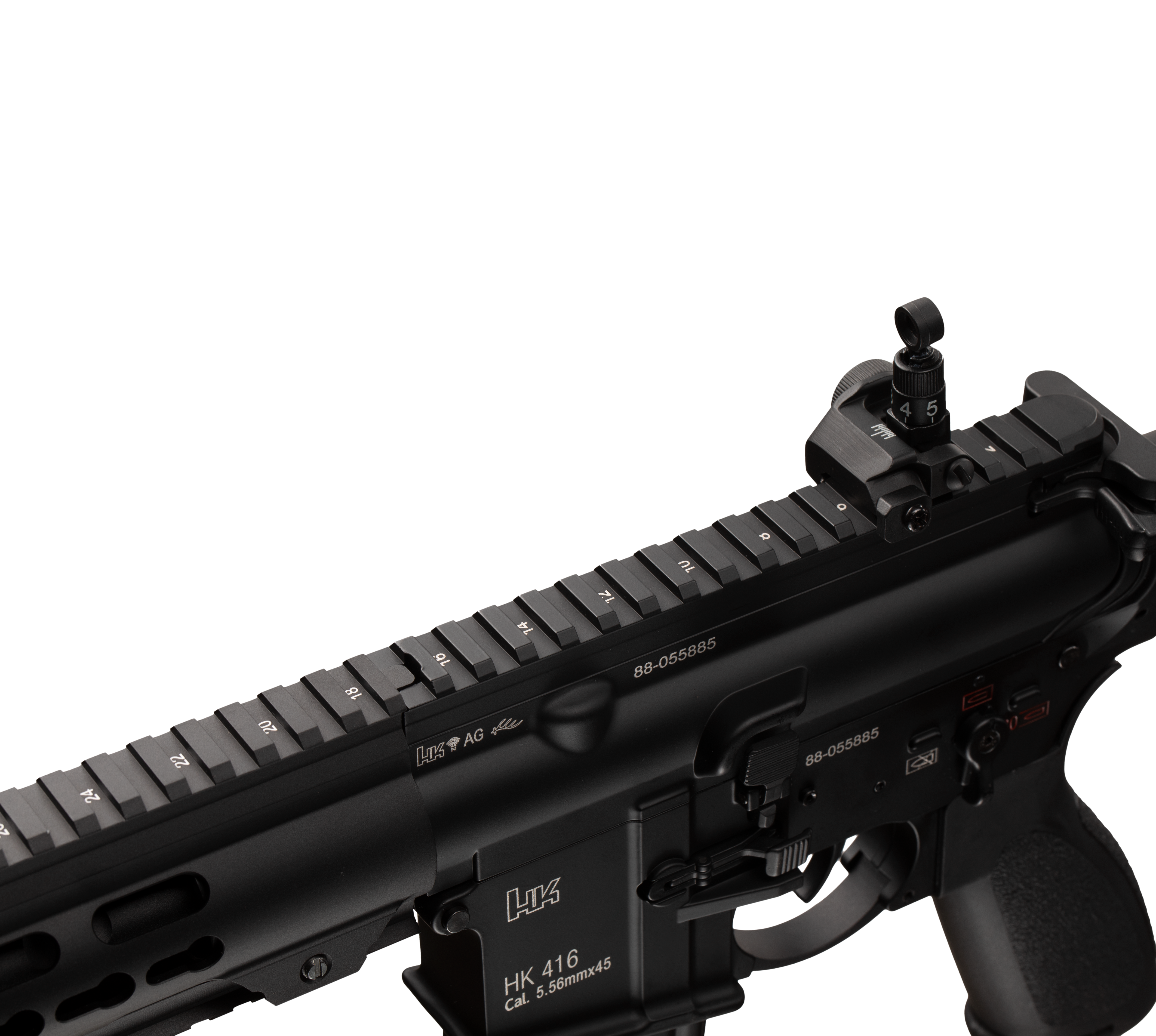 E&C HK416A7 14.5 Inch AEG Airsoft Rifle EC-118 — receiver detail