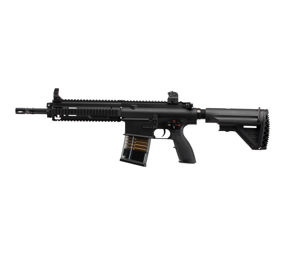 E&C HK417A1 16 Inch AEG Airsoft Rifle EC-201 — left side