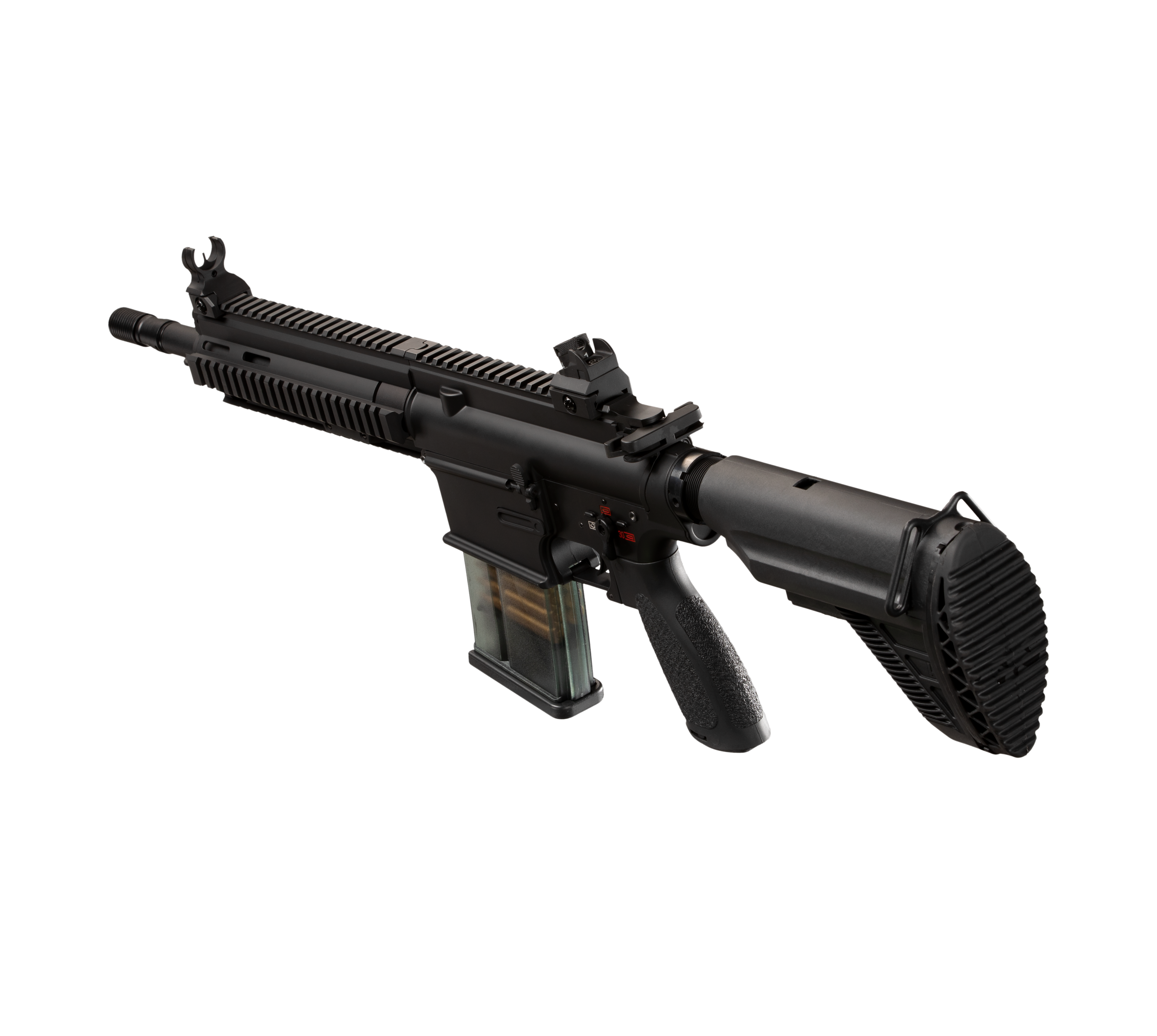 E&C HK417A1 16 Inch AEG Airsoft Rifle EC-201 — left side