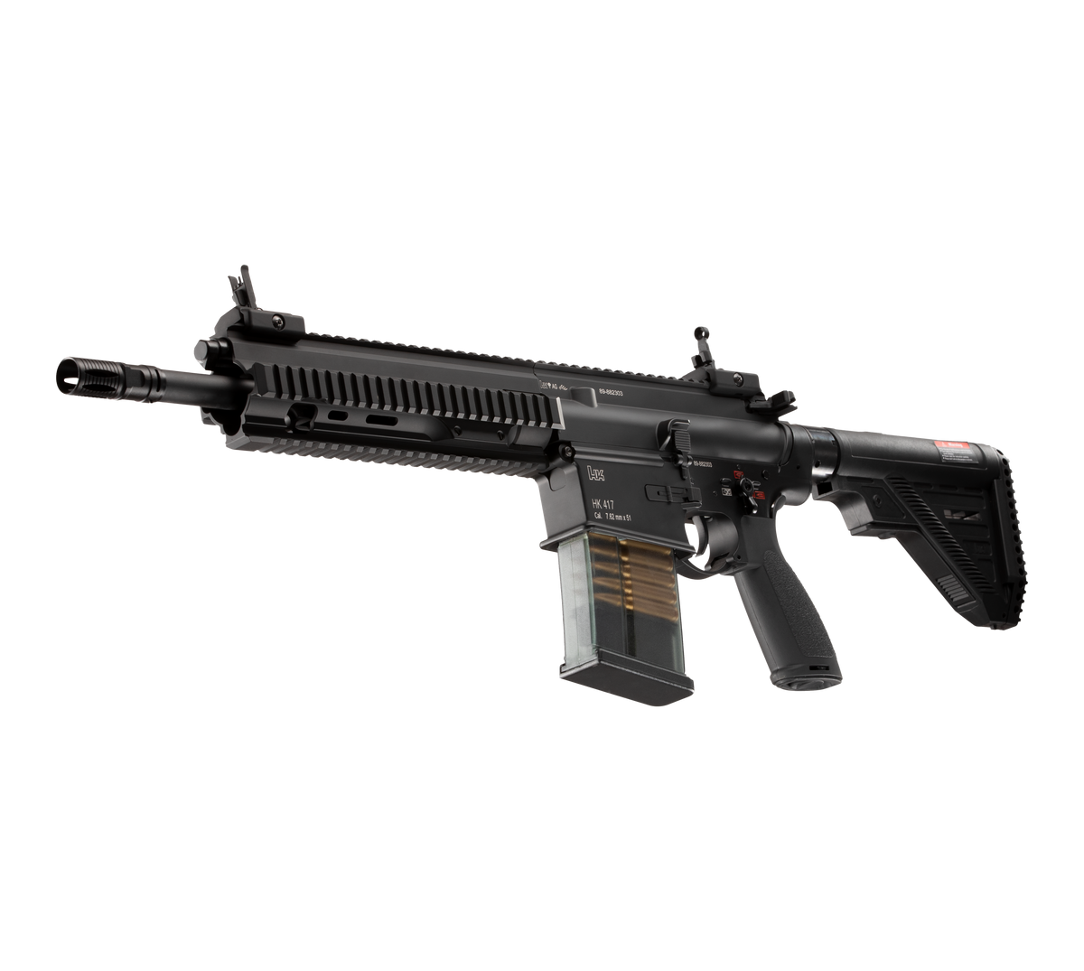E&C HK417A2 16.5 Inch AEG Airsoft Rifle EC-202 — left side