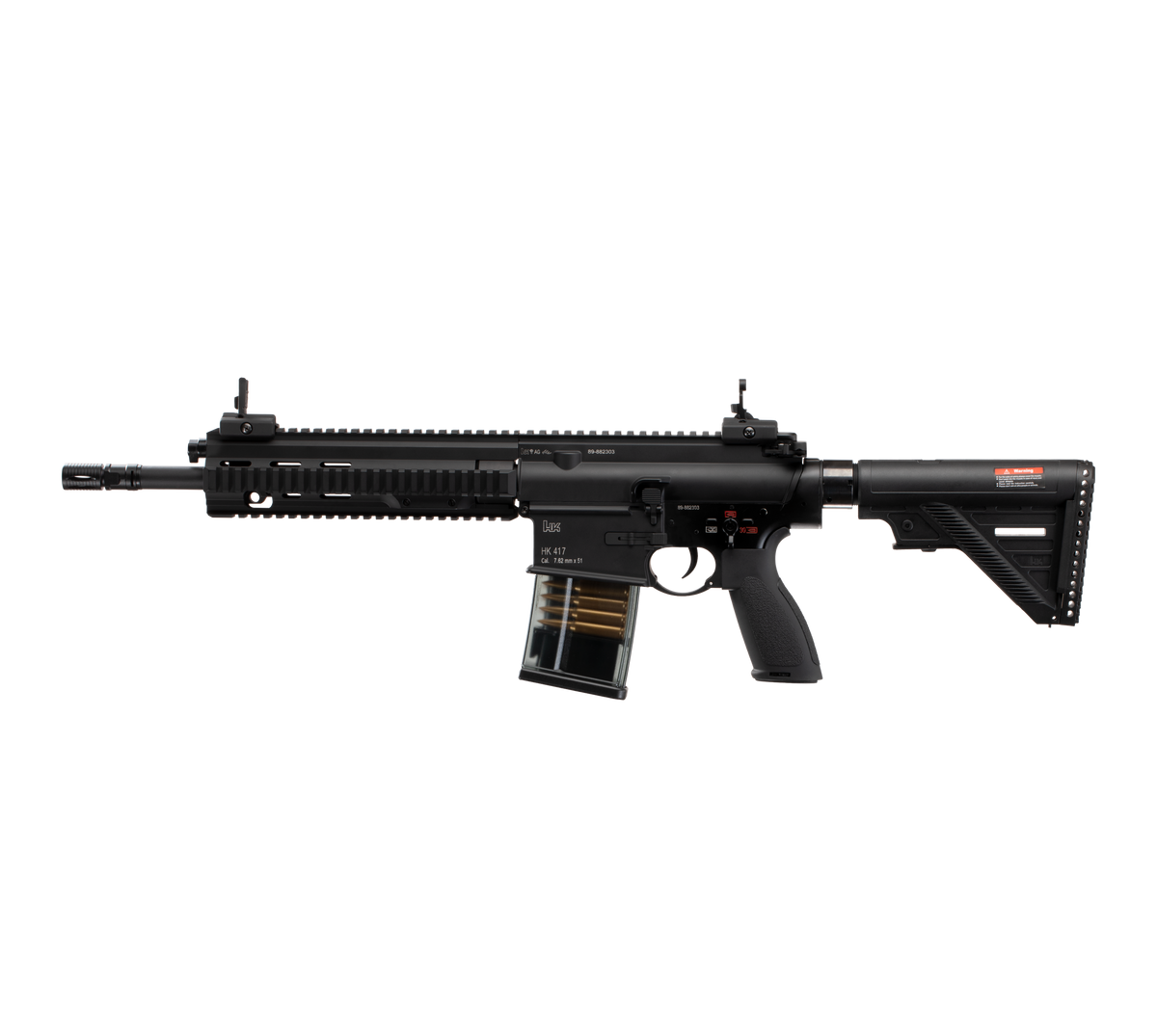 E&C HK417A2 16.5 Inch AEG Airsoft Rifle EC-202 — left side