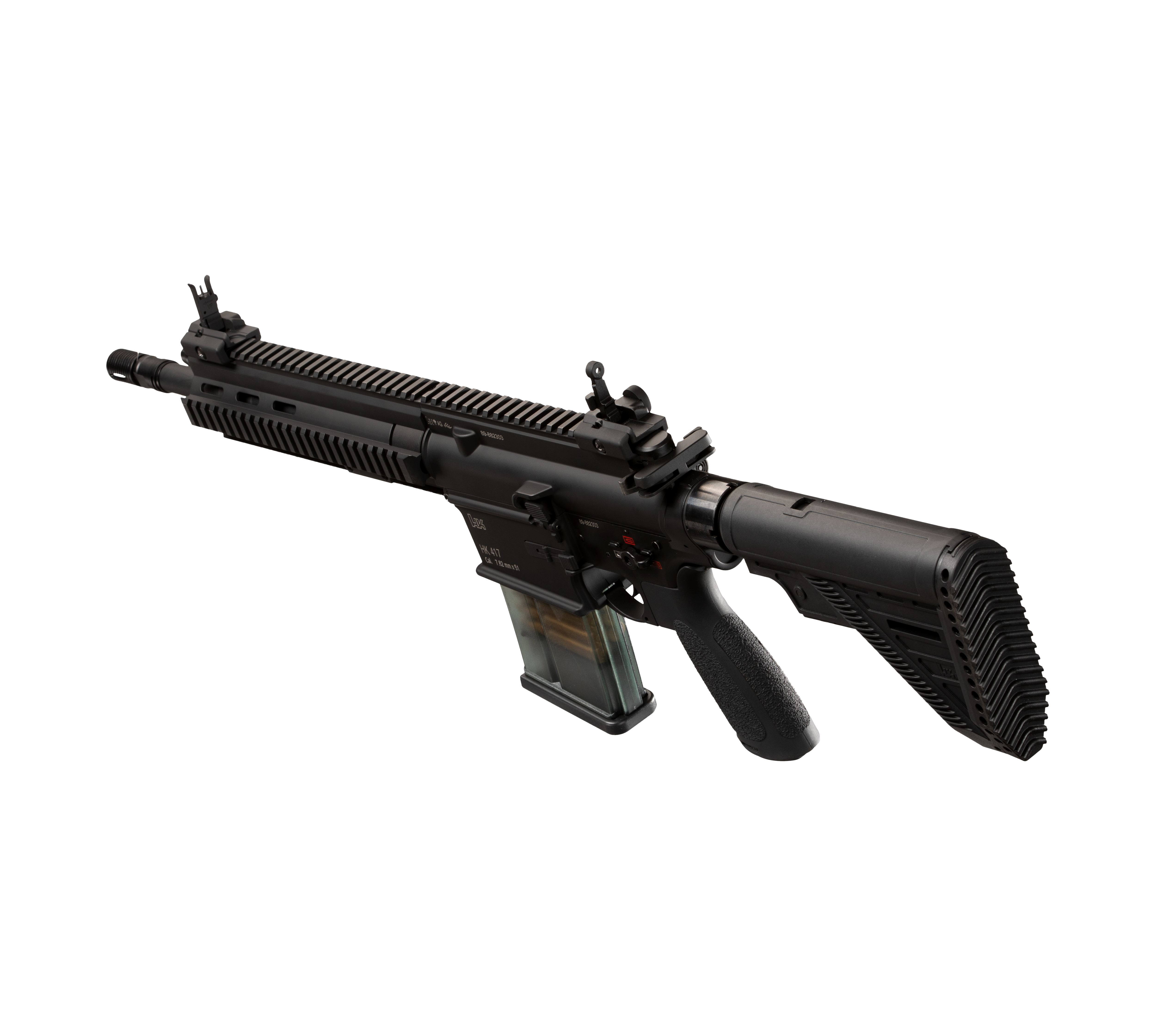 E&C HK417A2 16.5 Inch AEG Airsoft Rifle EC-202 — left side