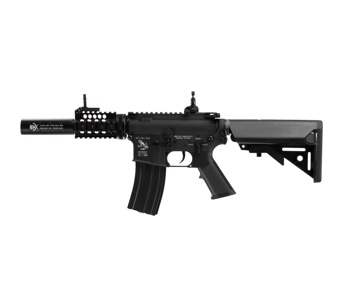 E&C LARUE 4 INCH AEG Airsoft Rifle EC-623 — left side