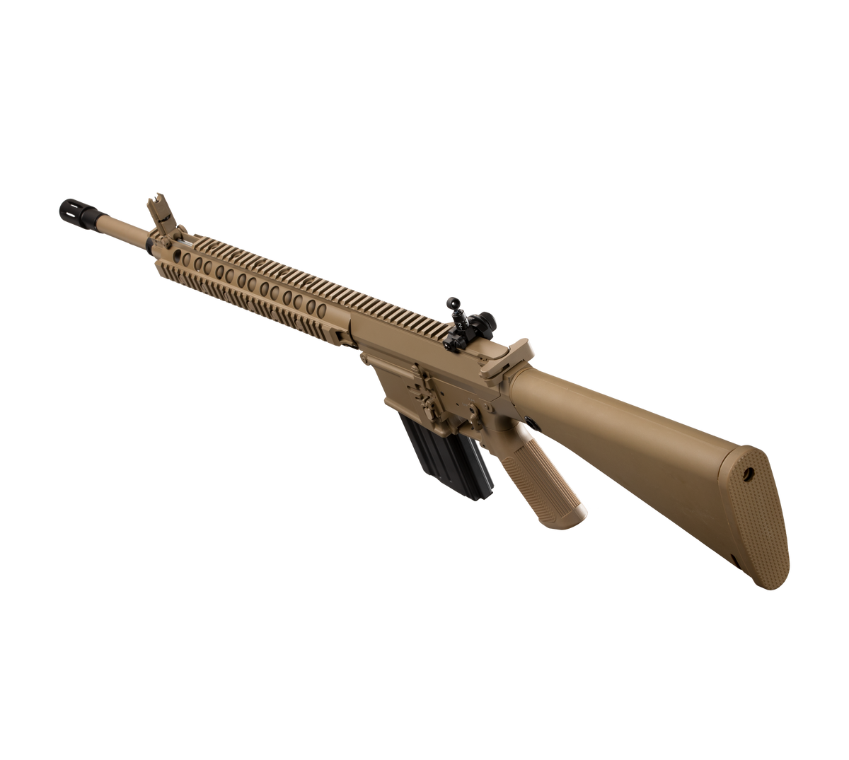 E&C M110 19 Inch AEG Airsoft Rifle EC-901 — left side
