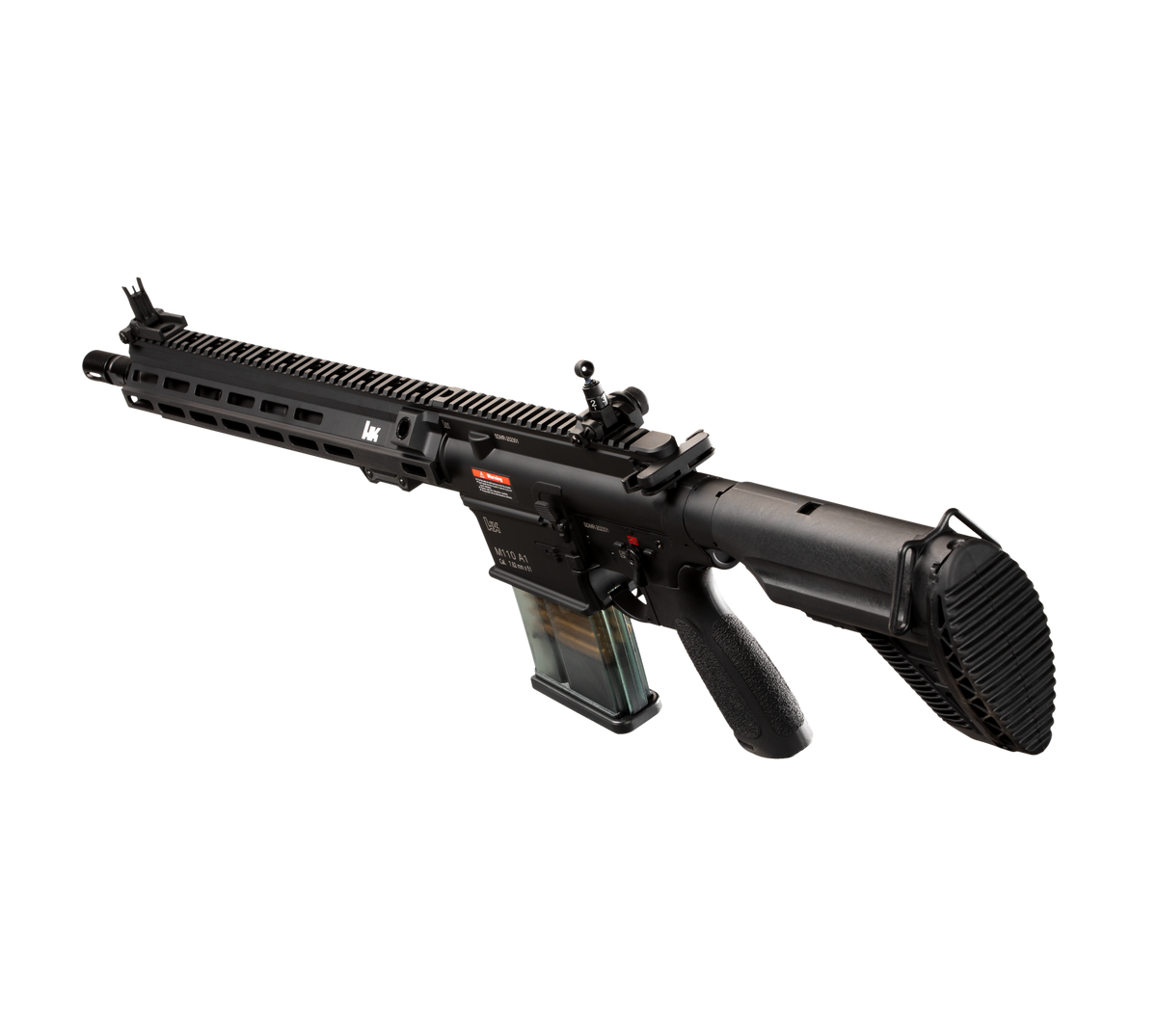 E&C M110A1 SDMR HK417 14.5 Inch AEG Airsoft Rifle EC-203 — left side