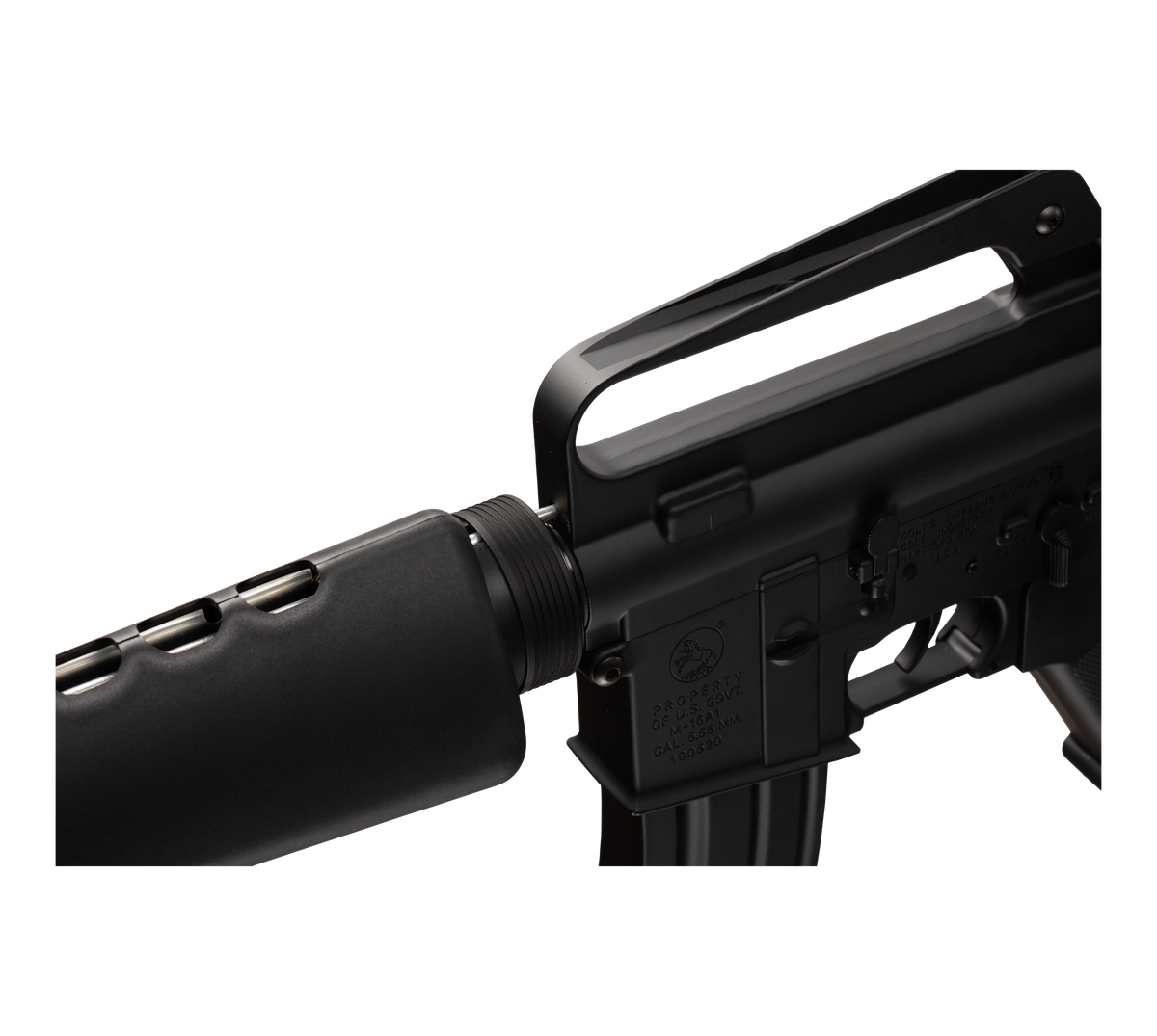E&C M16A1 20 Inch AEG Airsoft Rifle EC-320 — receiver detail