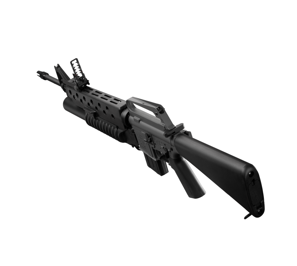 E&C M16A1 W/M203 AEG Airsoft Rifle EC-703 — left side
