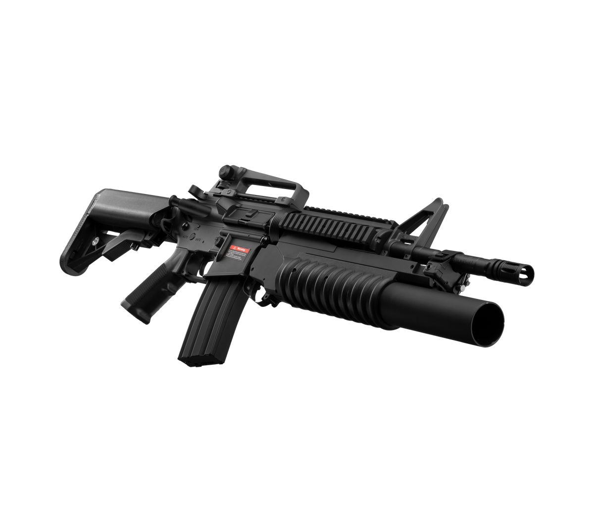 E&C M4  RIS W/M203 AEG Airsoft Rifle EC-707 — right side