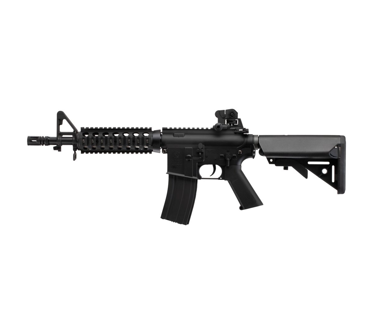 E&C M4CQB 11 Inch AEG Airsoft Rifle EC-302 — left side