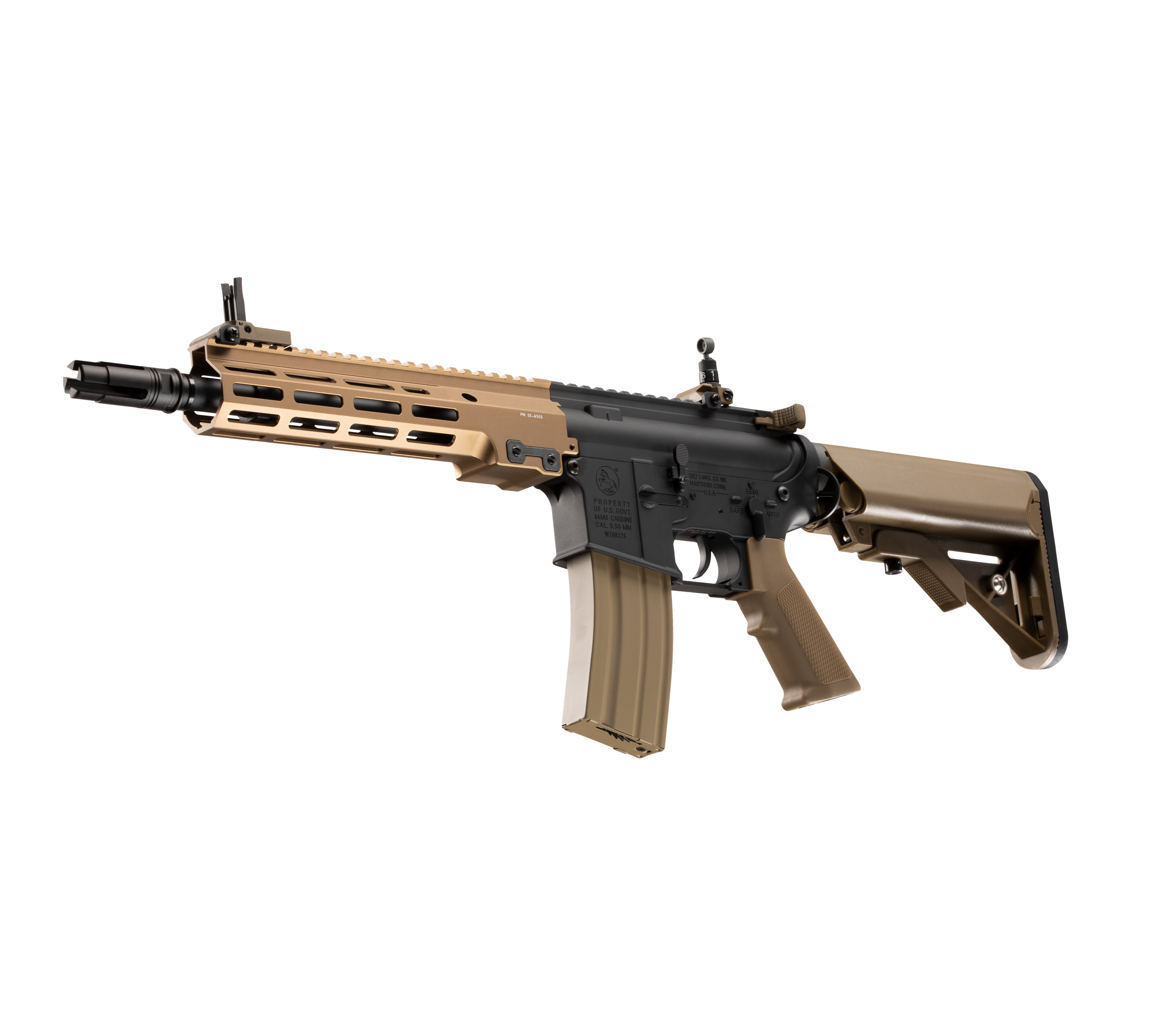 E&C MK16 9.5 Inch AEG Airsoft Rifle EC-633 — left side