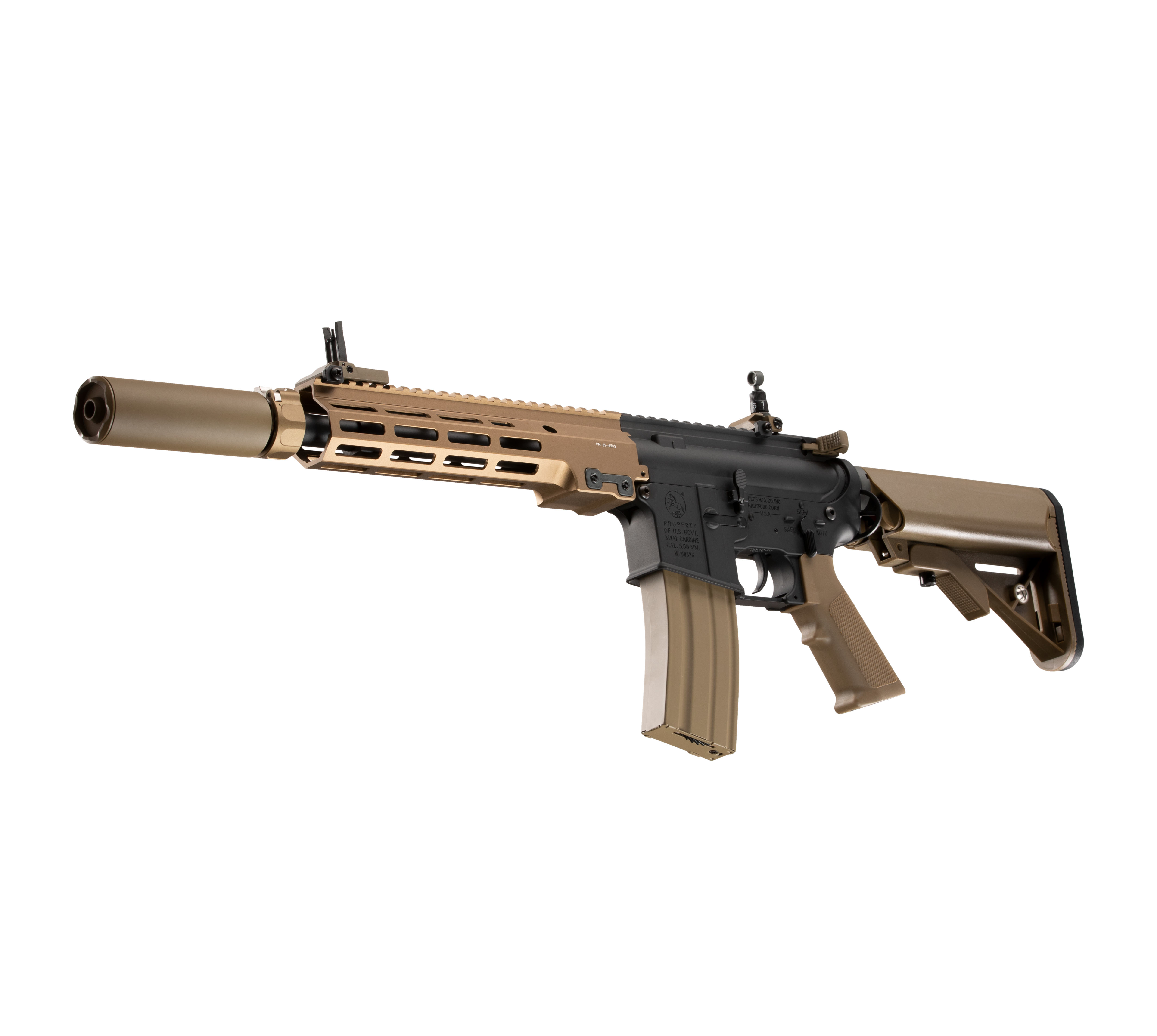 E&C MK16 9.5 Inch AEG Airsoft Rifle EC-633 — left side
