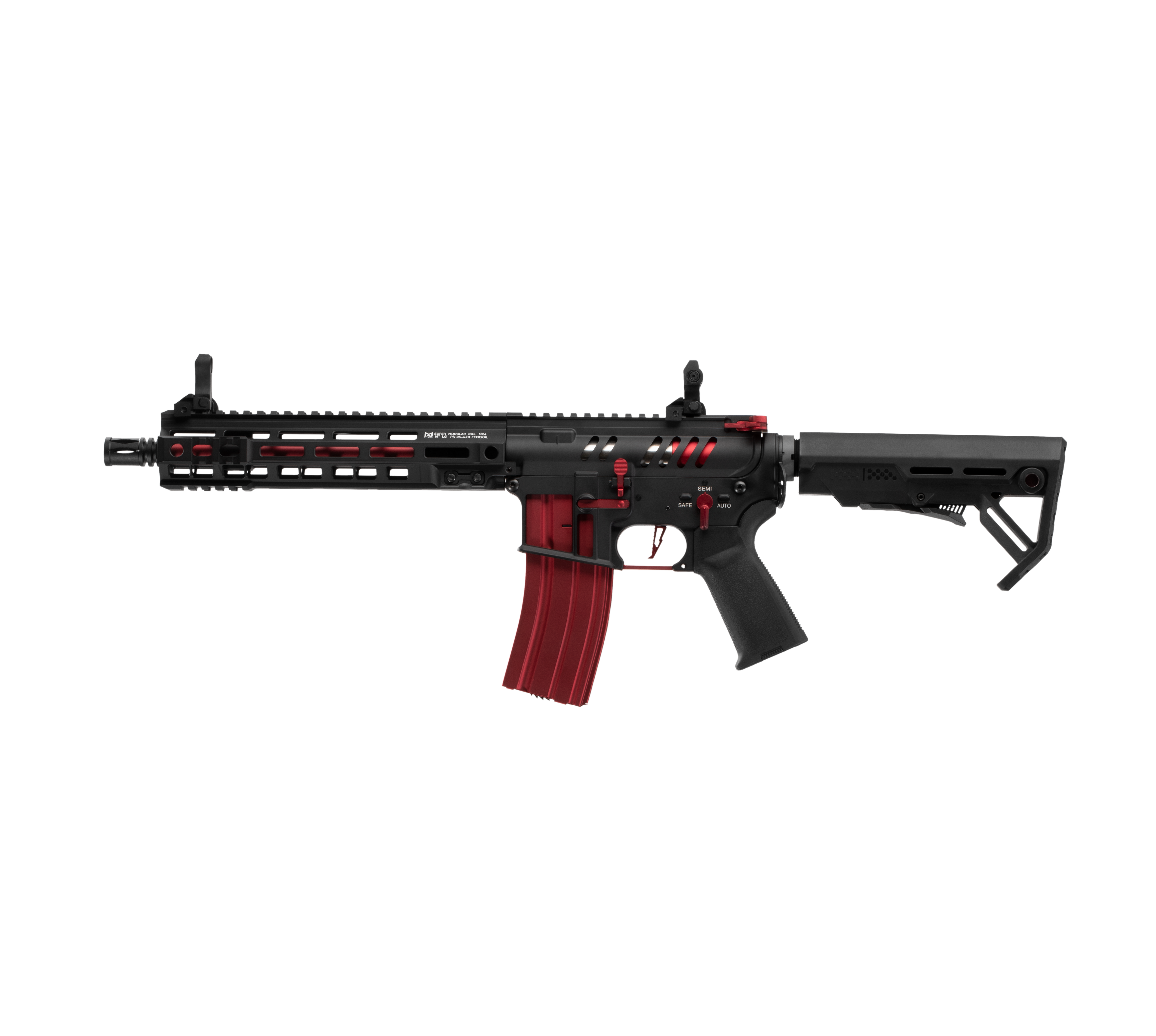 E&C MK4 10 Inch AEG Airsoft Rifle EC-643 — left side