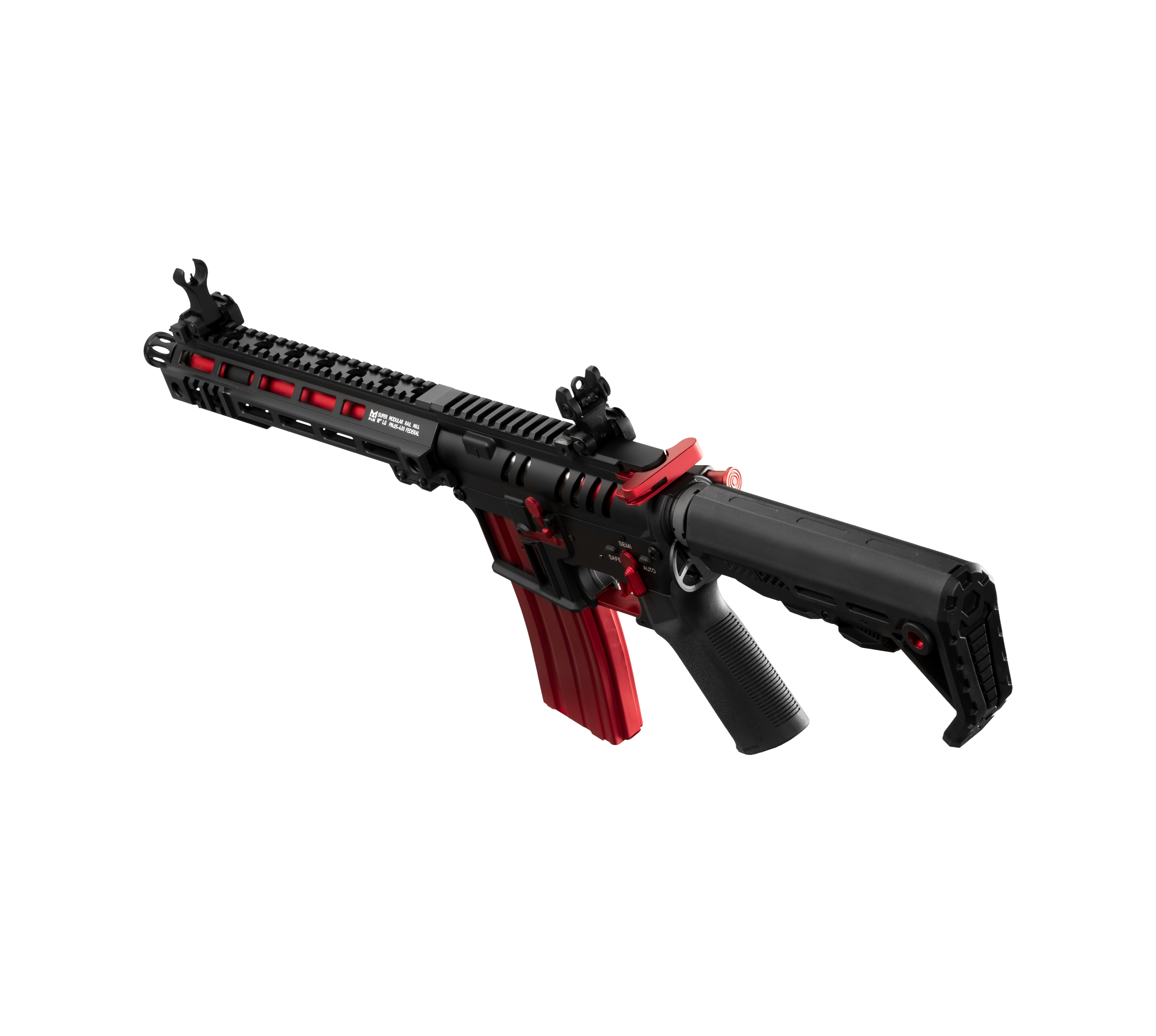 E&C MK4 10 Inch AEG Airsoft Rifle EC-643 — left side