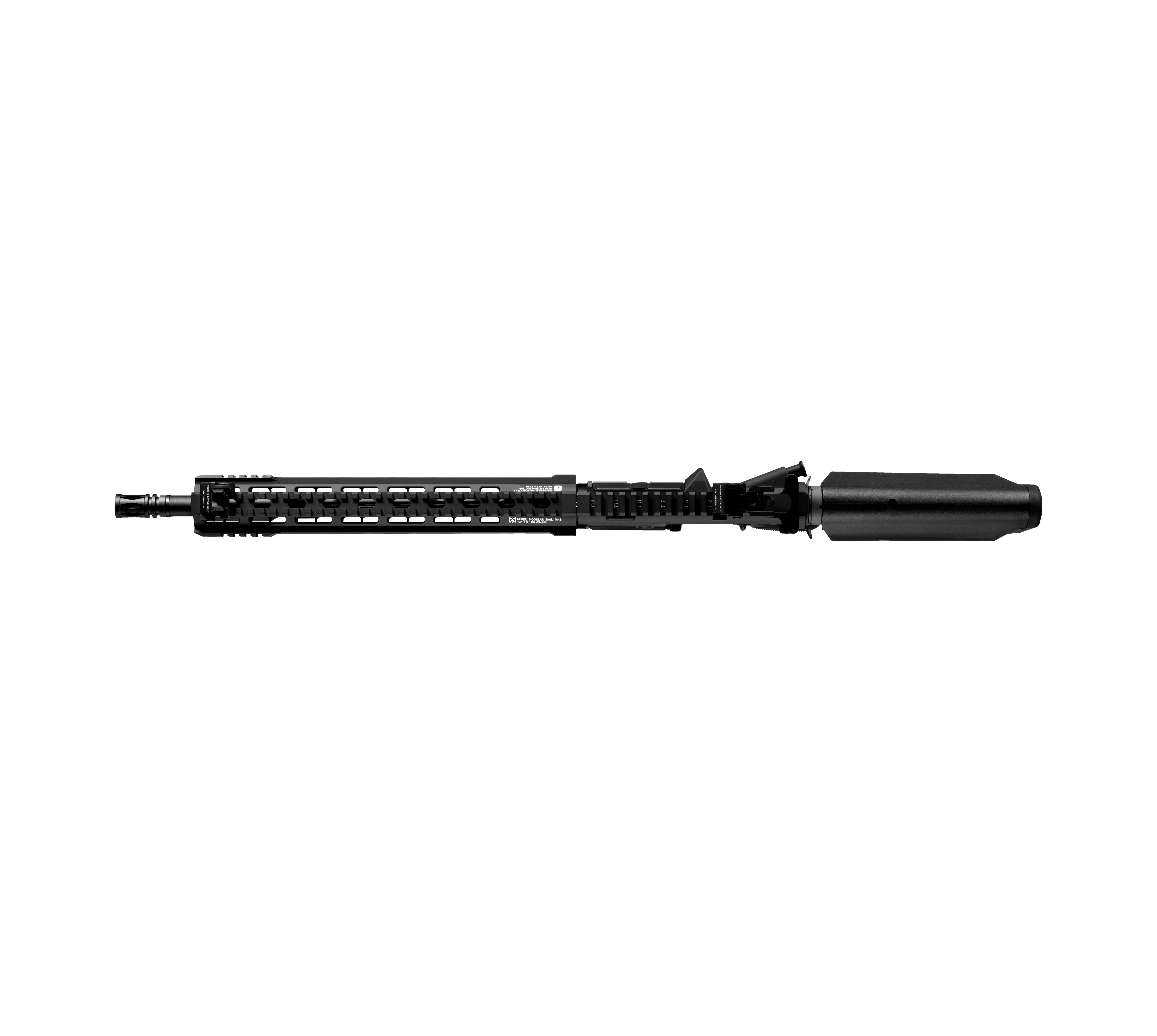 E&C MK8 13 Inch AEG Airsoft Rifle EC-638 — top-down view